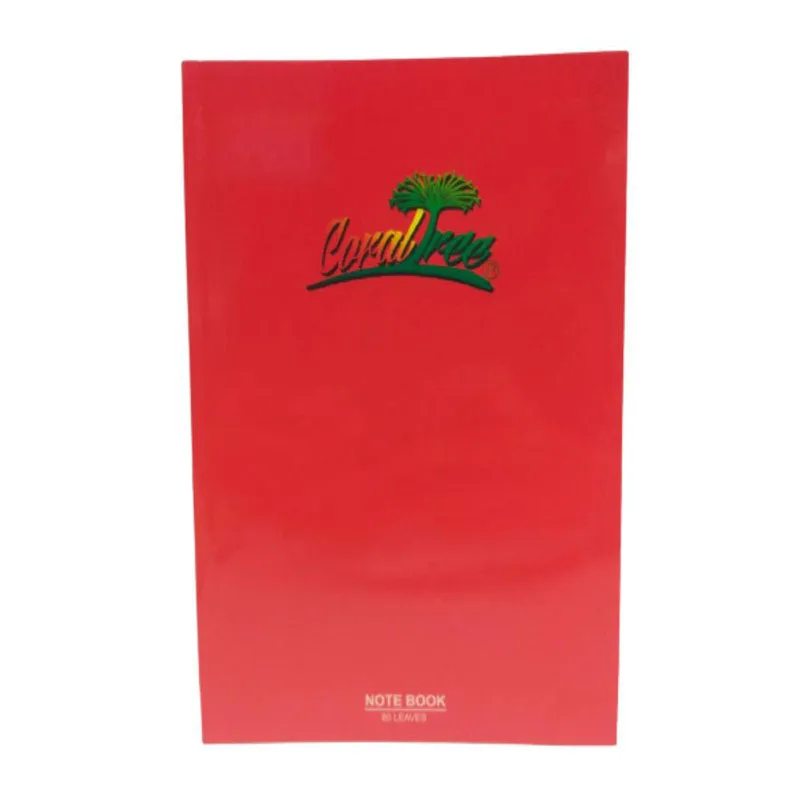 Coral Tree 80Lvs Notebook (Padded)