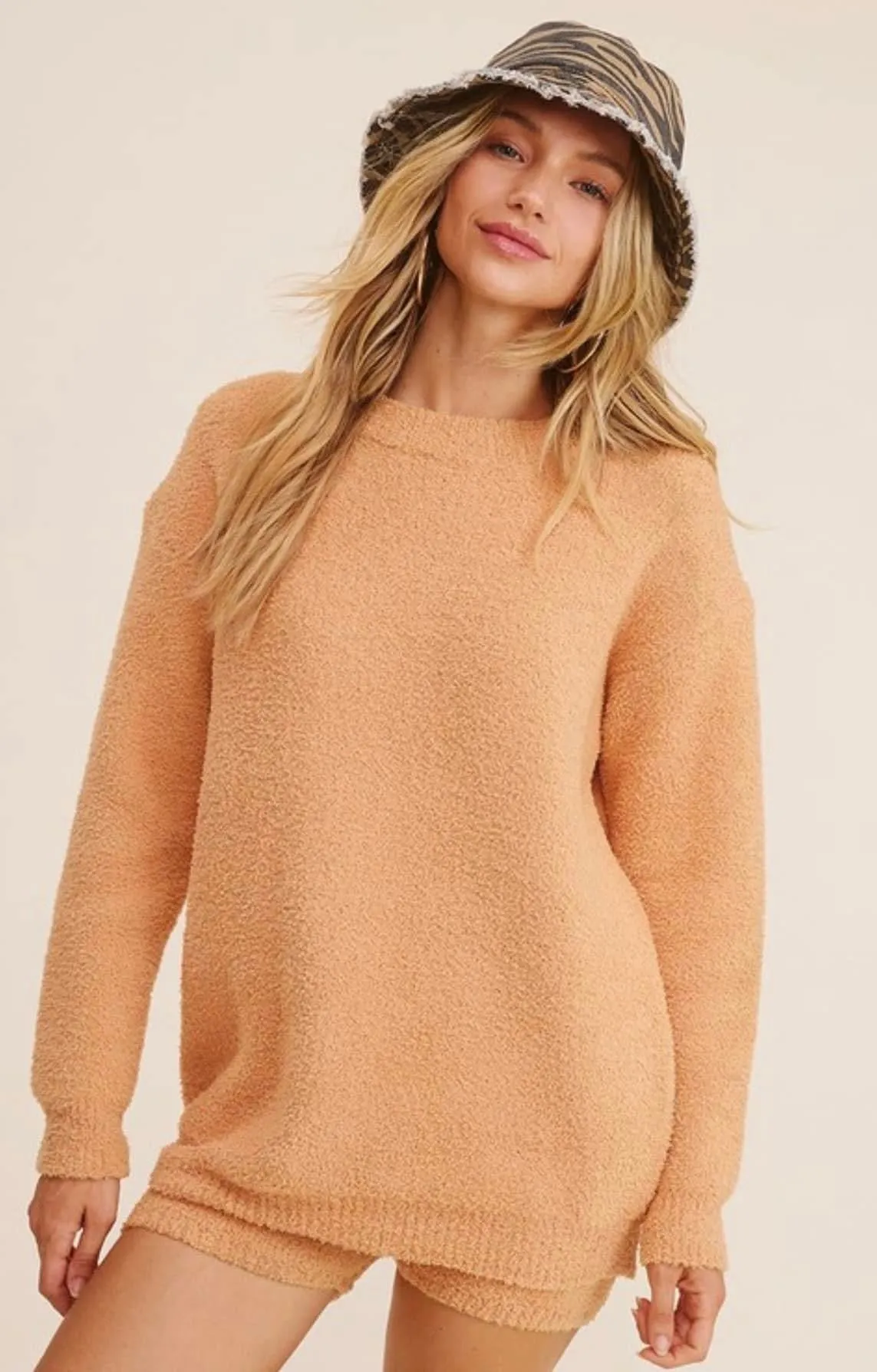 Cozy Sweater Shorts Set