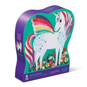 Crocodile Creek 36-Piece Floor Puzzle (Unicorn Garden)