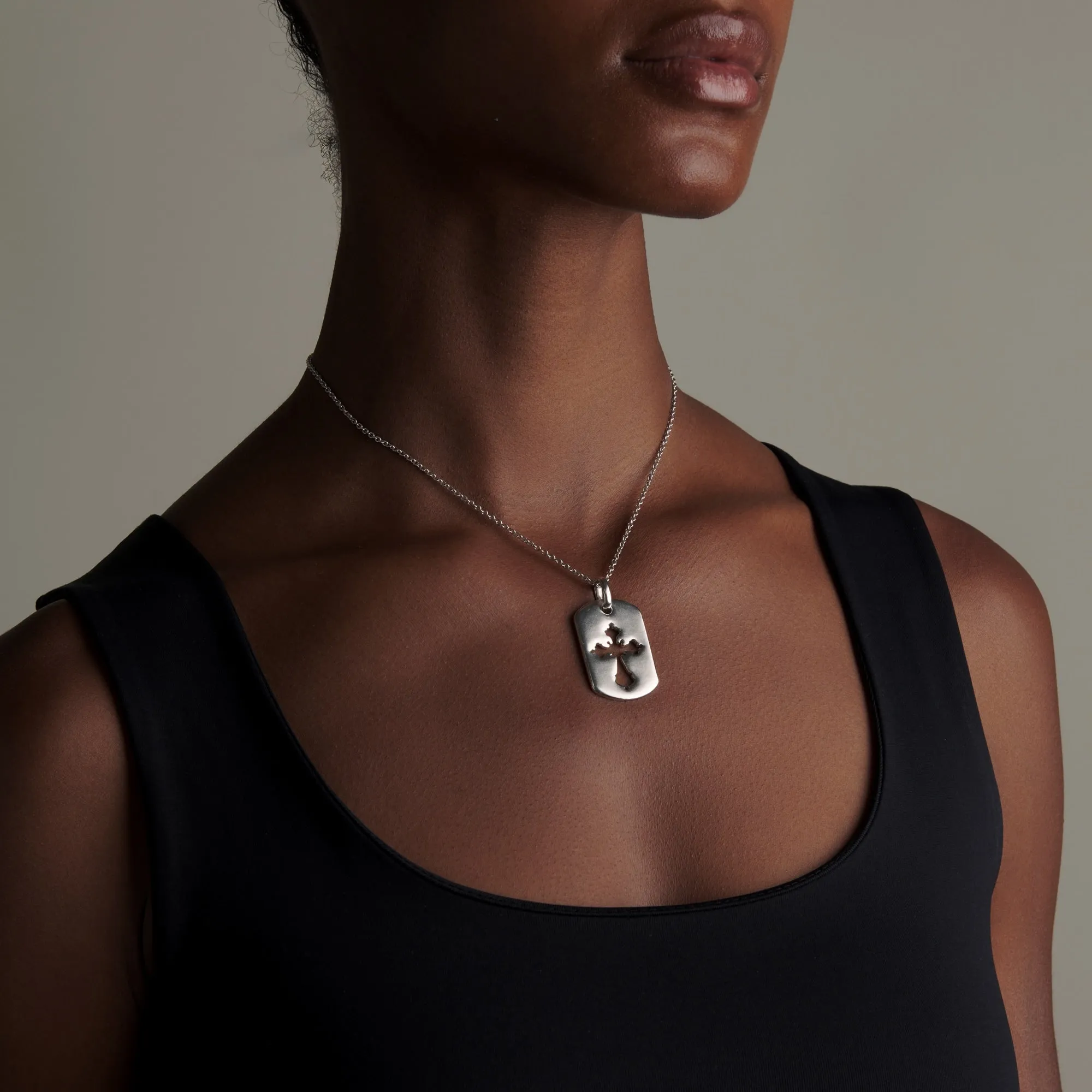 Cross Tag Pendant