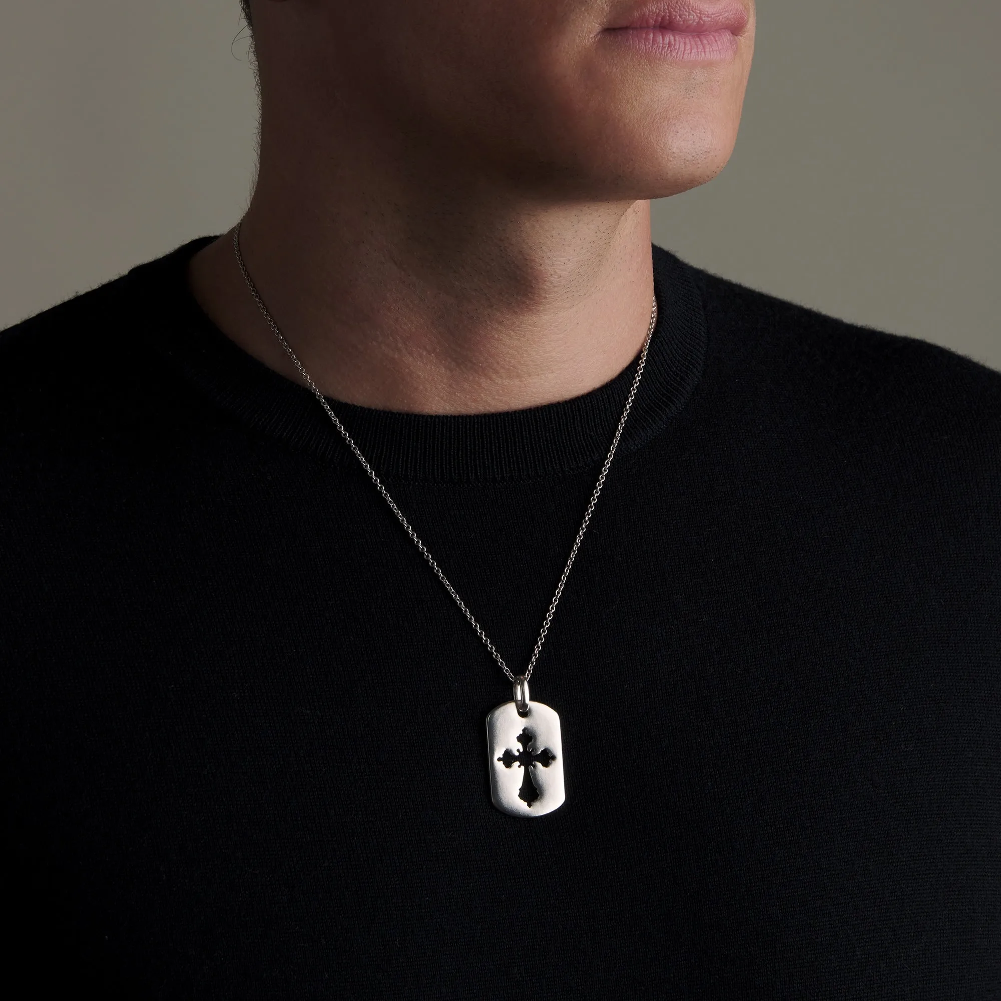 Cross Tag Pendant