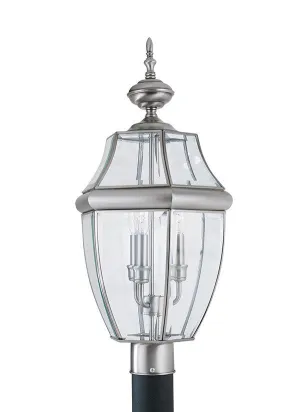 Curved Beveled Antique Brushed Nickel 3 L