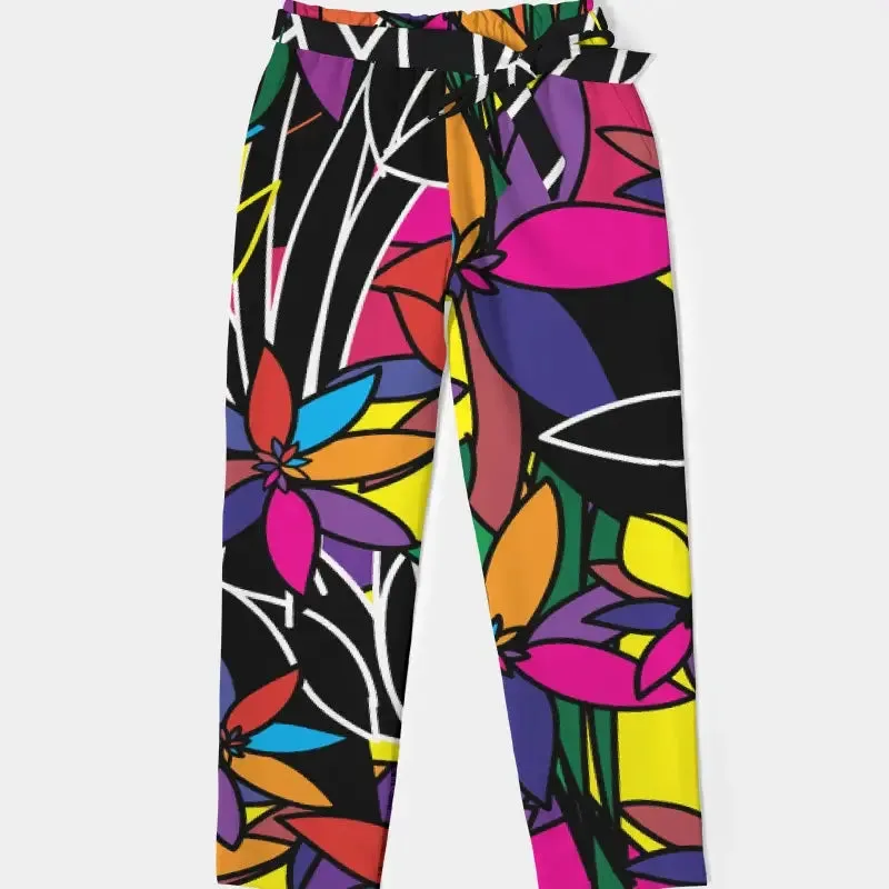 Custom Order - Belted Pocketed Pant - La Fleur