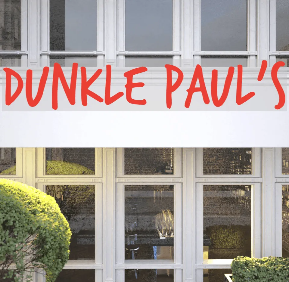 Custom text: Dunkle Paul's