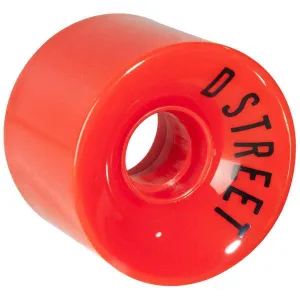 D Street 59 Cent 59mm 78A Cruiser Skateboard Wheels - Red