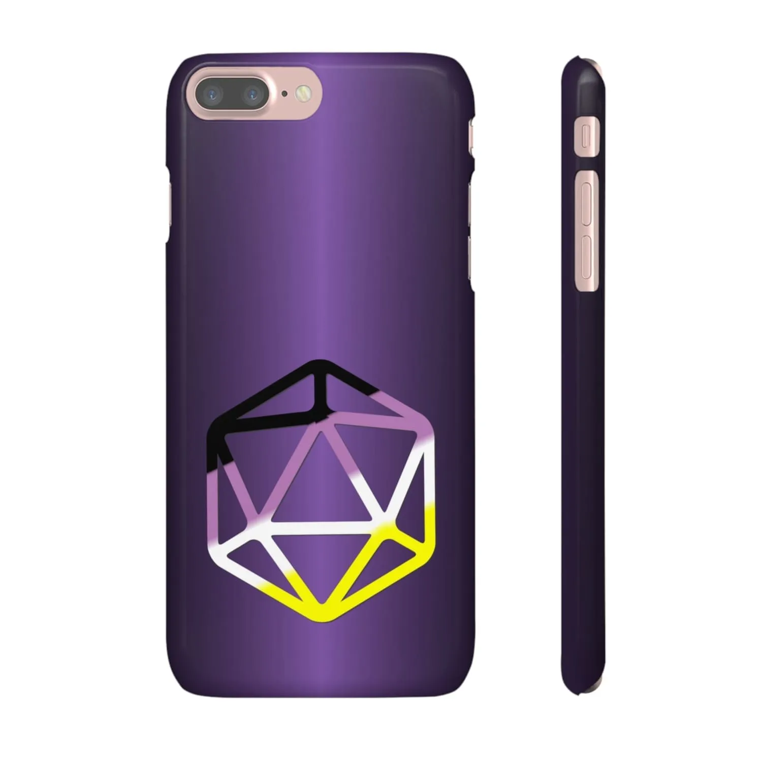 D20 Critical Pride Non-Binary Pride PY Snap Phone Case