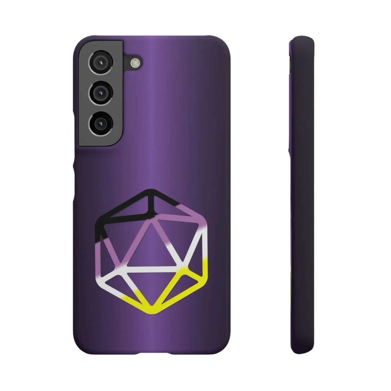 D20 Critical Pride Non-Binary Pride PY Snap Phone Case
