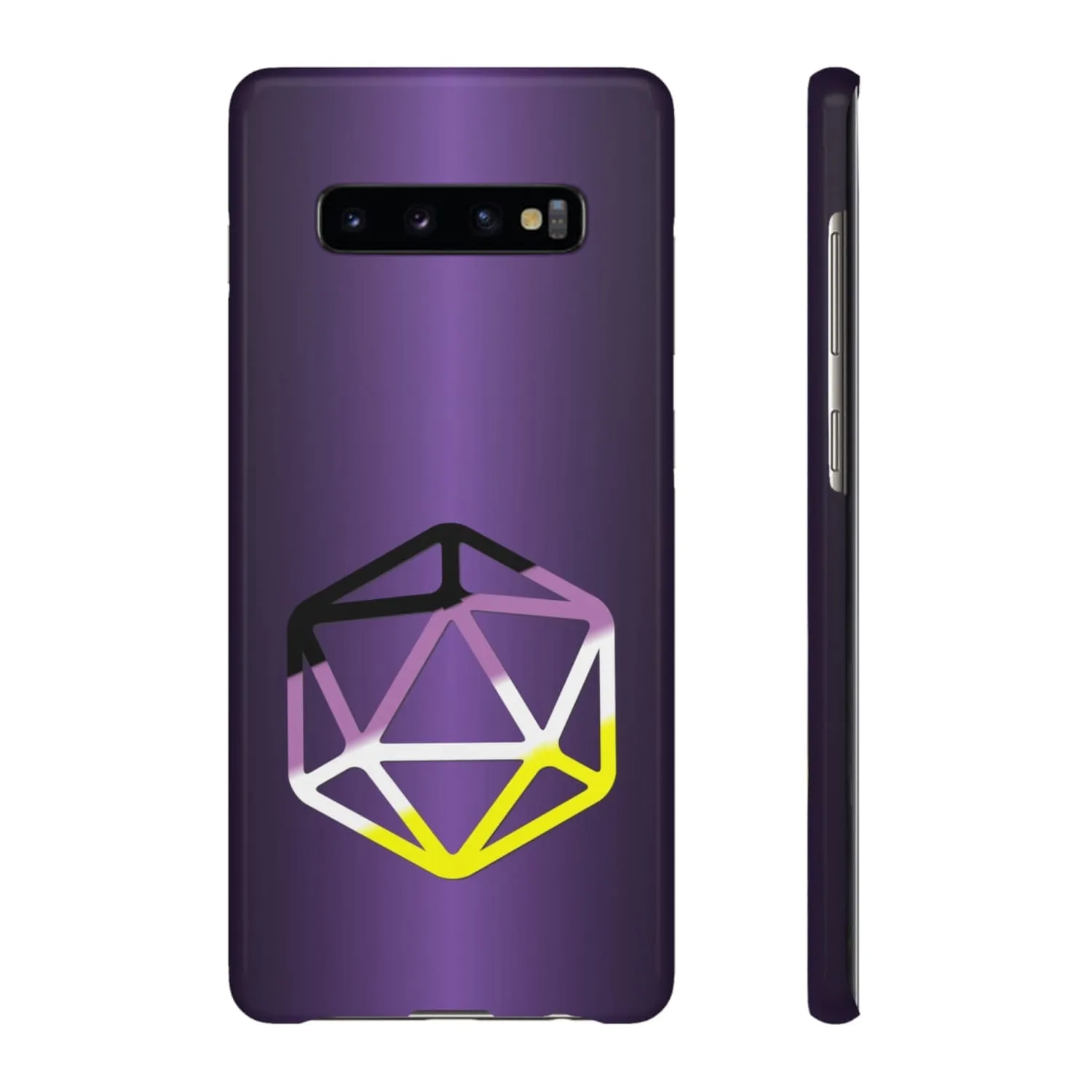 D20 Critical Pride Non-Binary Pride PY Snap Phone Case
