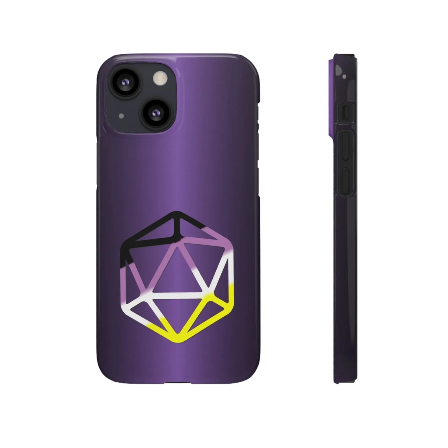 D20 Critical Pride Non-Binary Pride PY Snap Phone Case