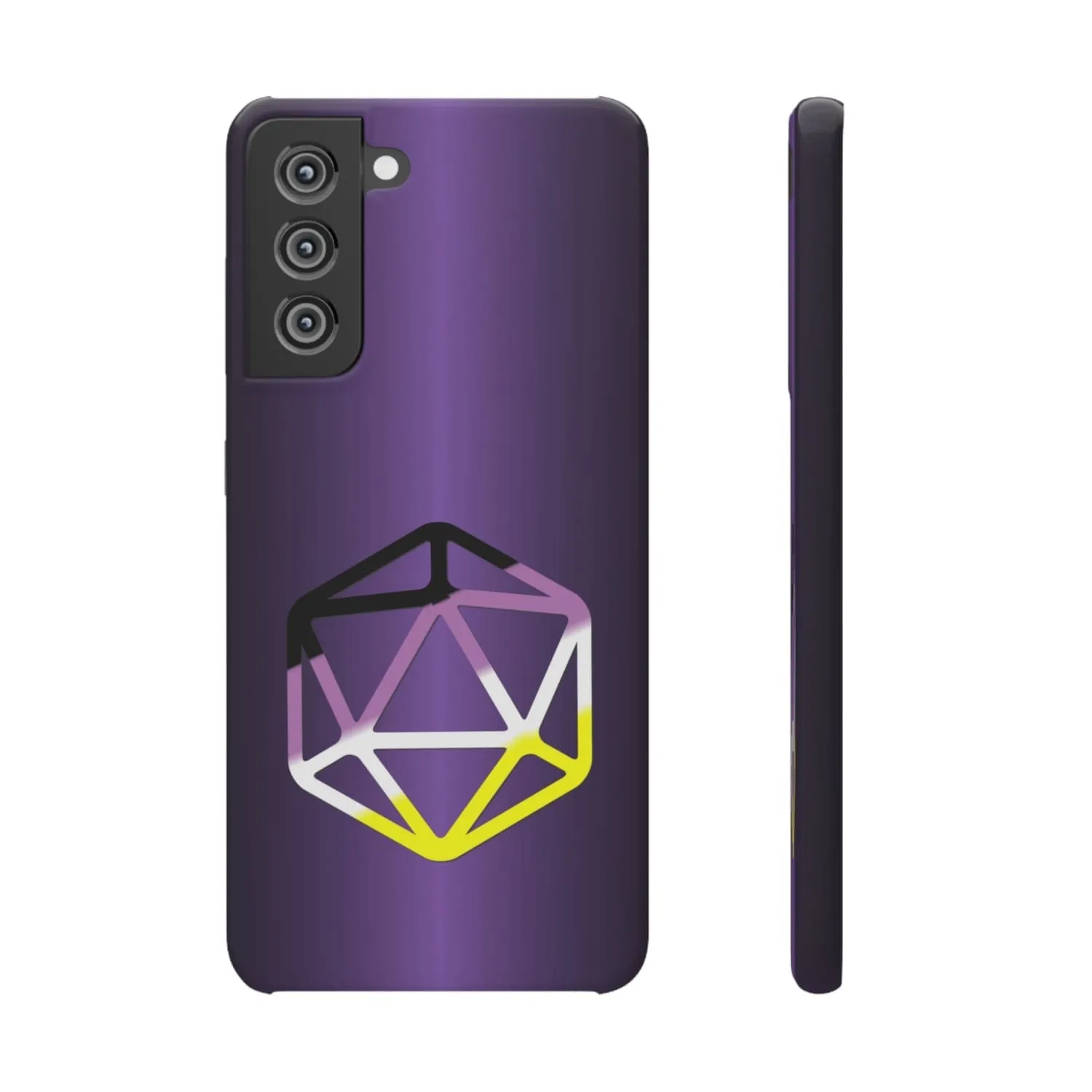 D20 Critical Pride Non-Binary Pride PY Snap Phone Case