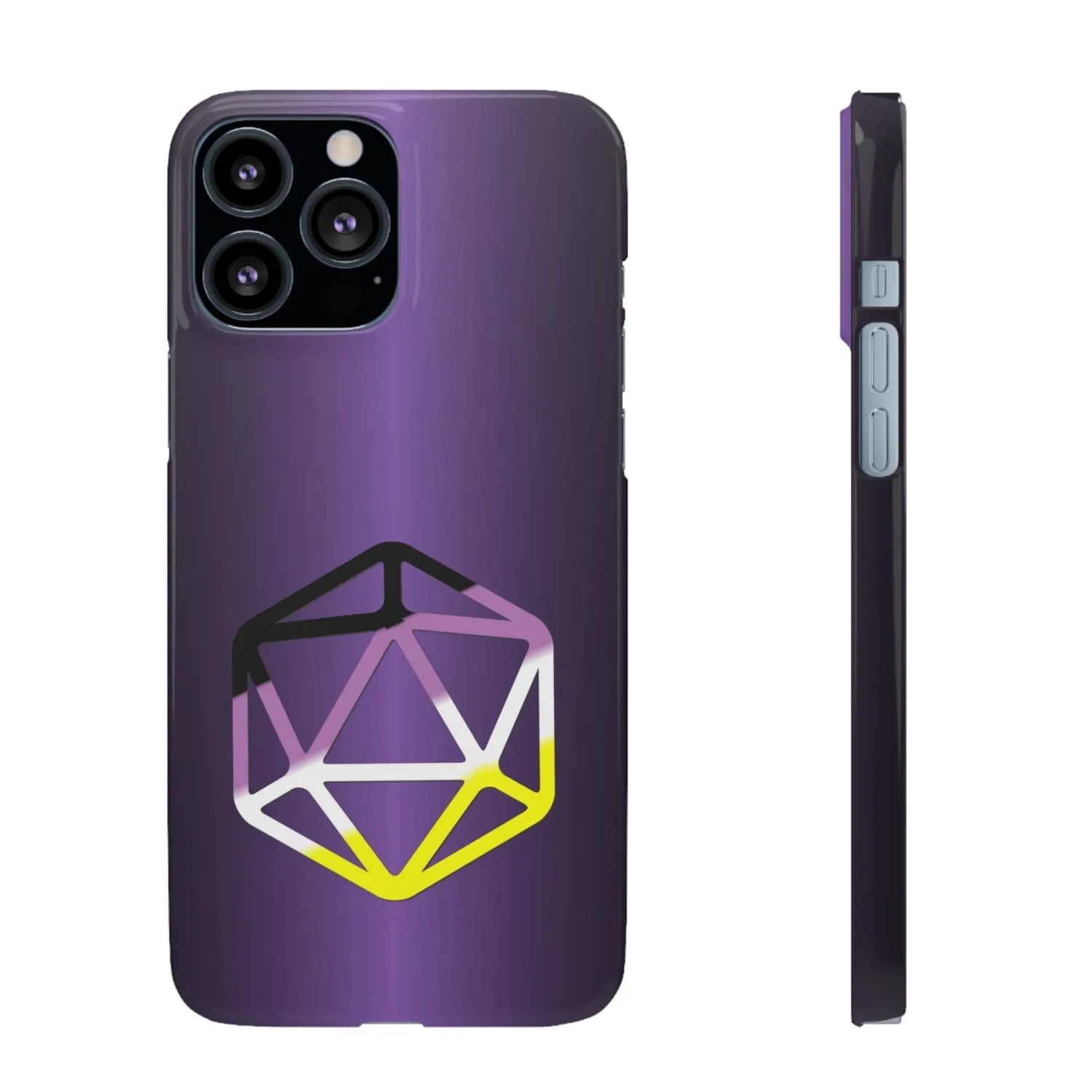 D20 Critical Pride Non-Binary Pride PY Snap Phone Case