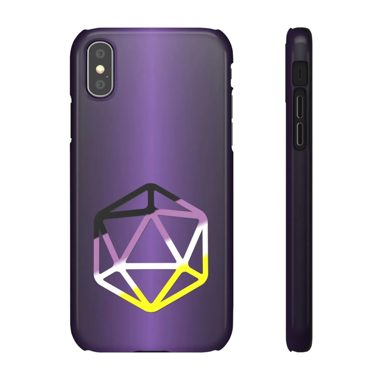D20 Critical Pride Non-Binary Pride PY Snap Phone Case