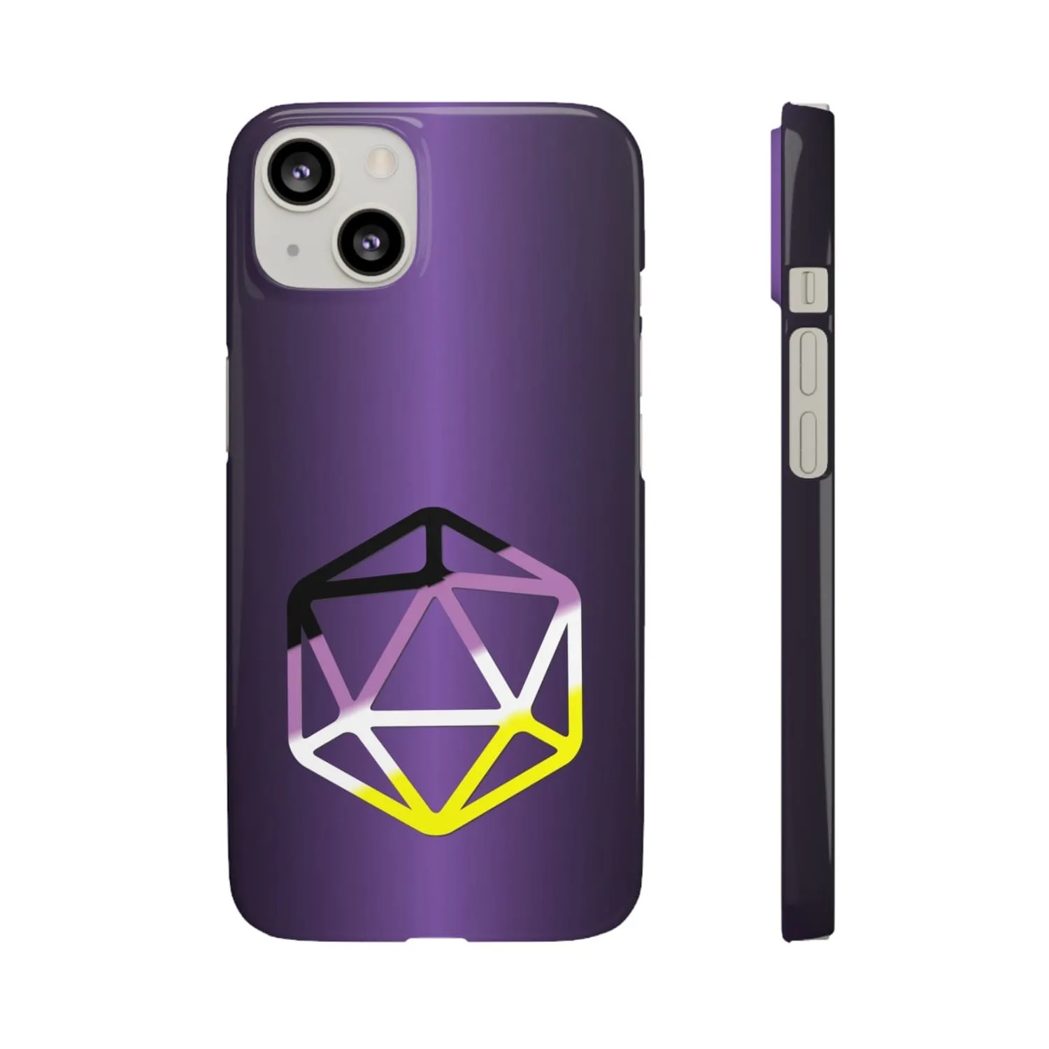 D20 Critical Pride Non-Binary Pride PY Snap Phone Case