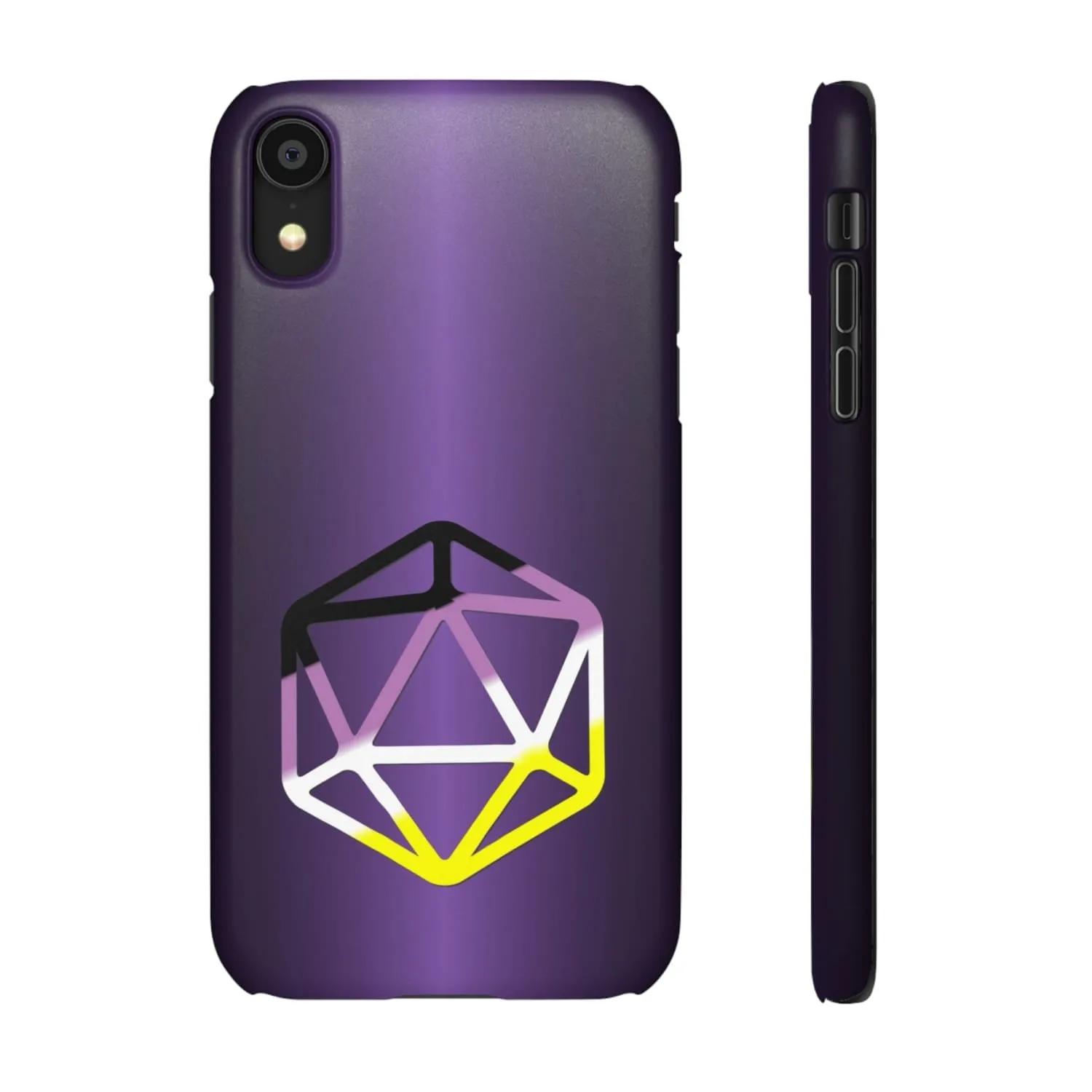 D20 Critical Pride Non-Binary Pride PY Snap Phone Case