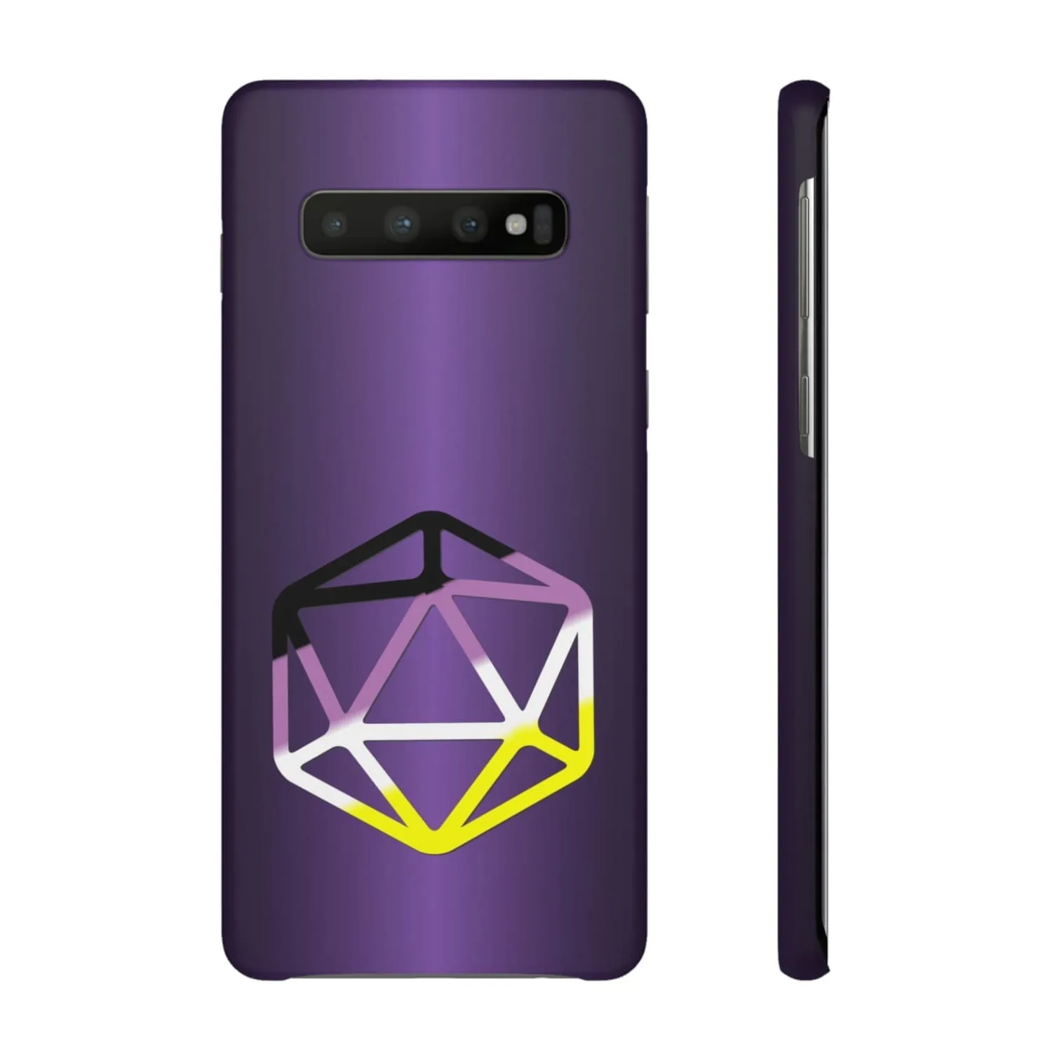 D20 Critical Pride Non-Binary Pride PY Snap Phone Case