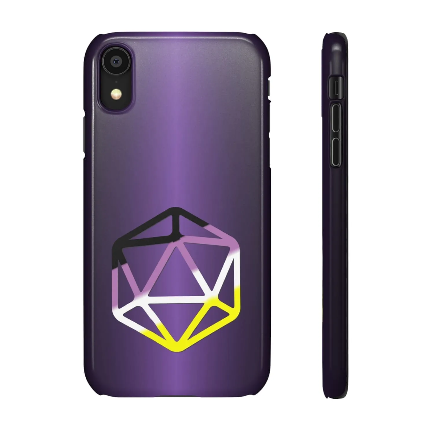 D20 Critical Pride Non-Binary Pride PY Snap Phone Case