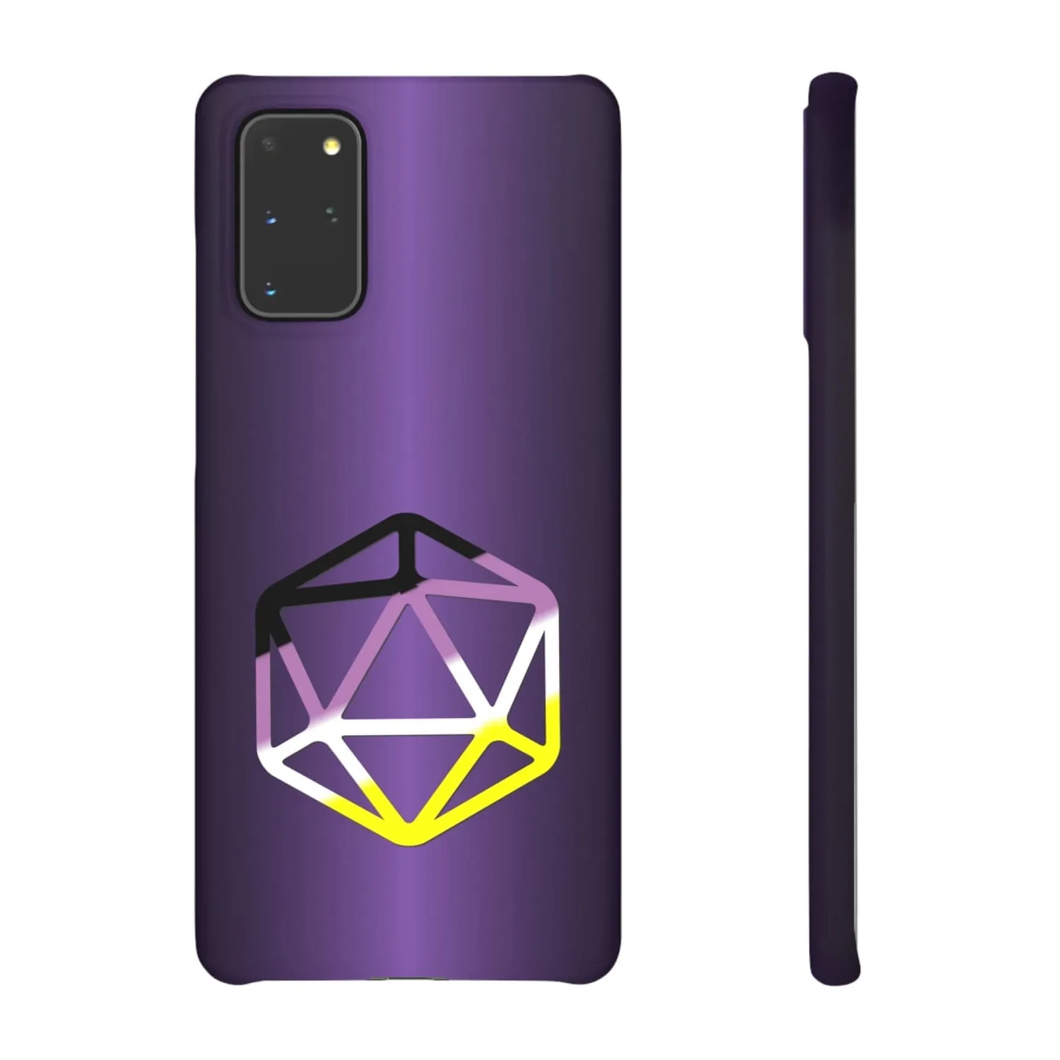 D20 Critical Pride Non-Binary Pride PY Snap Phone Case
