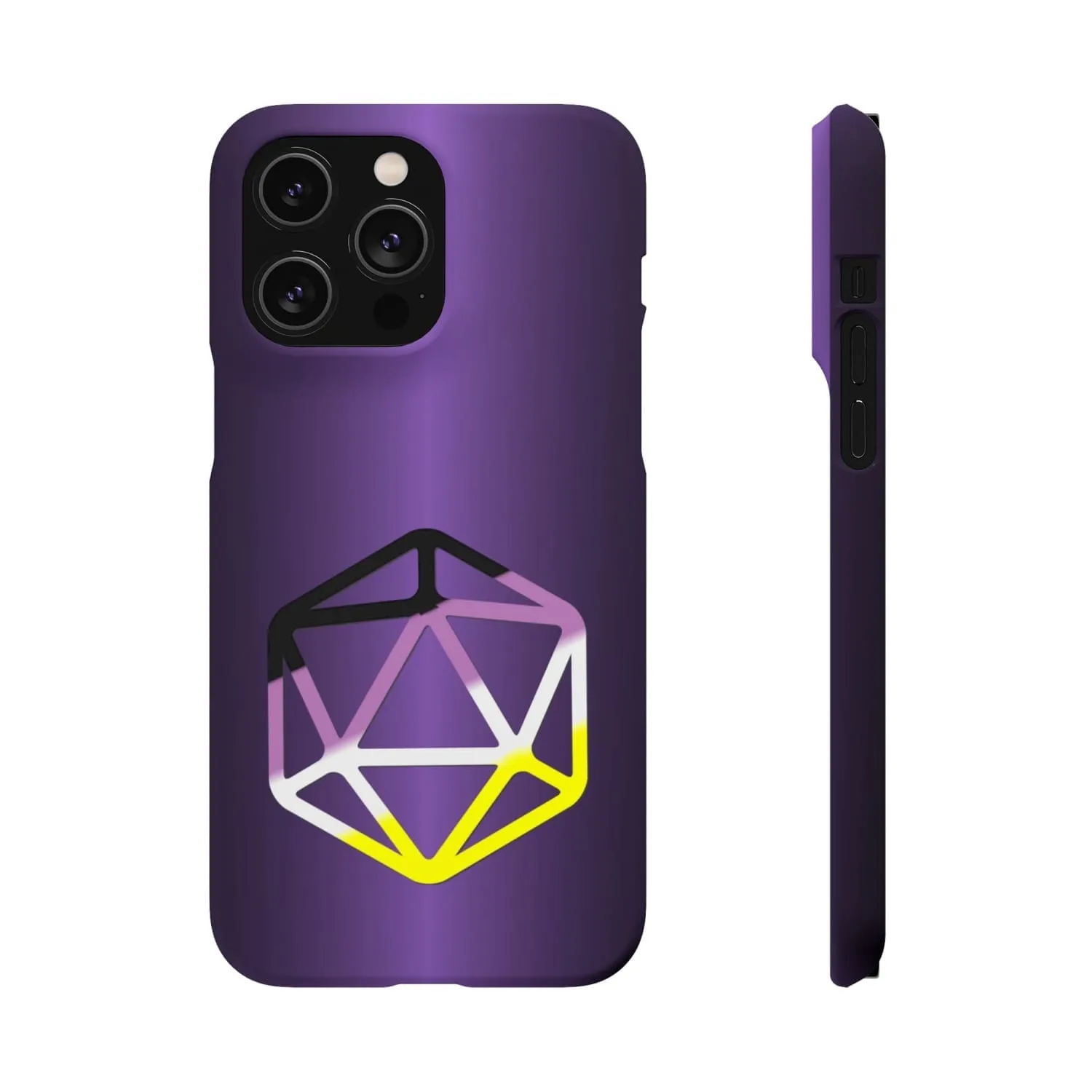 D20 Critical Pride Non-Binary Pride PY Snap Phone Case
