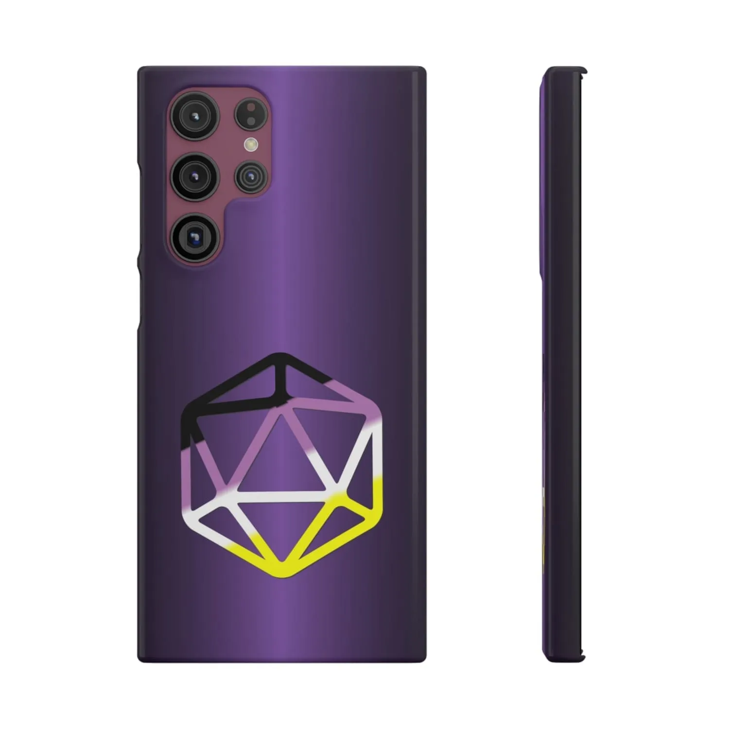 D20 Critical Pride Non-Binary Pride PY Snap Phone Case