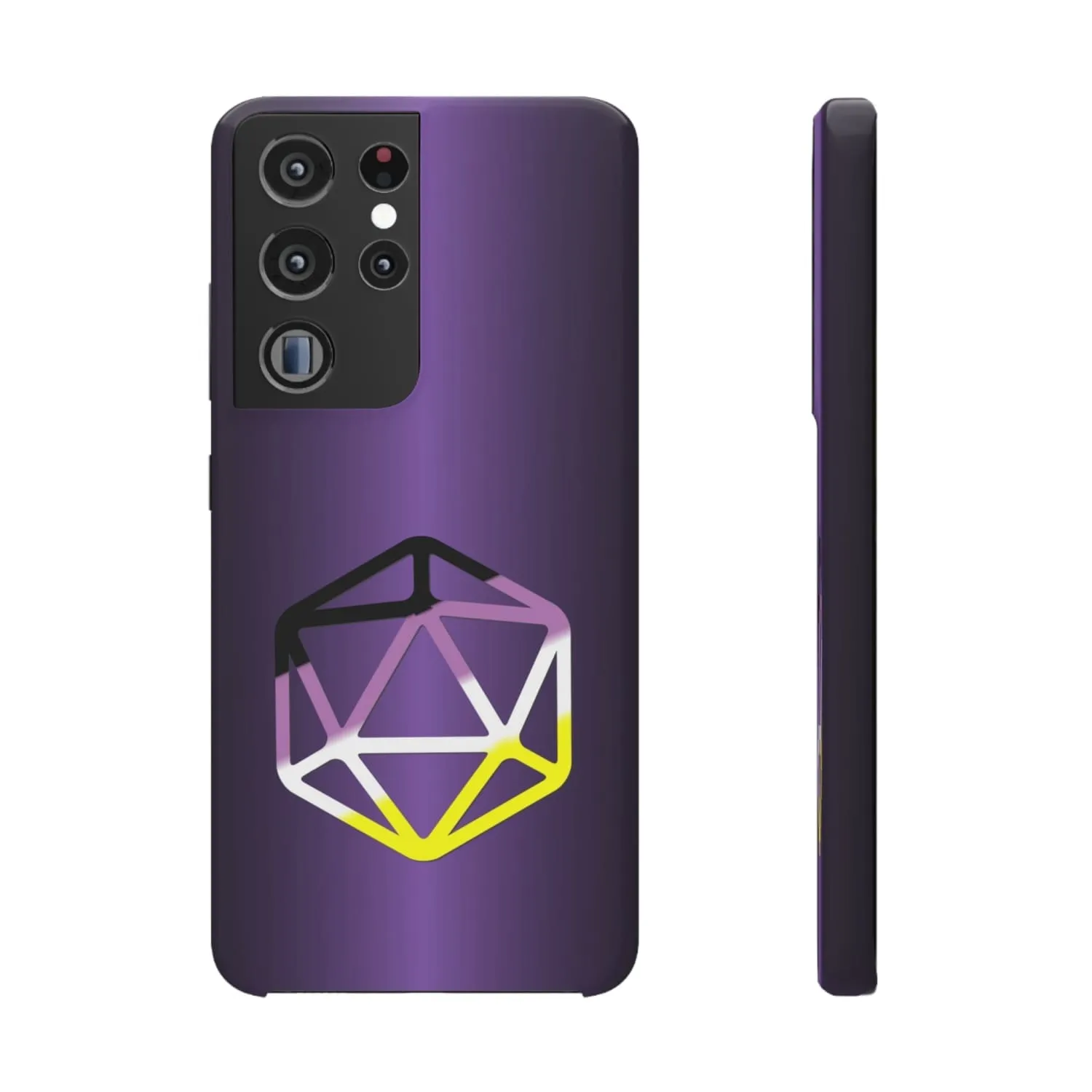 D20 Critical Pride Non-Binary Pride PY Snap Phone Case