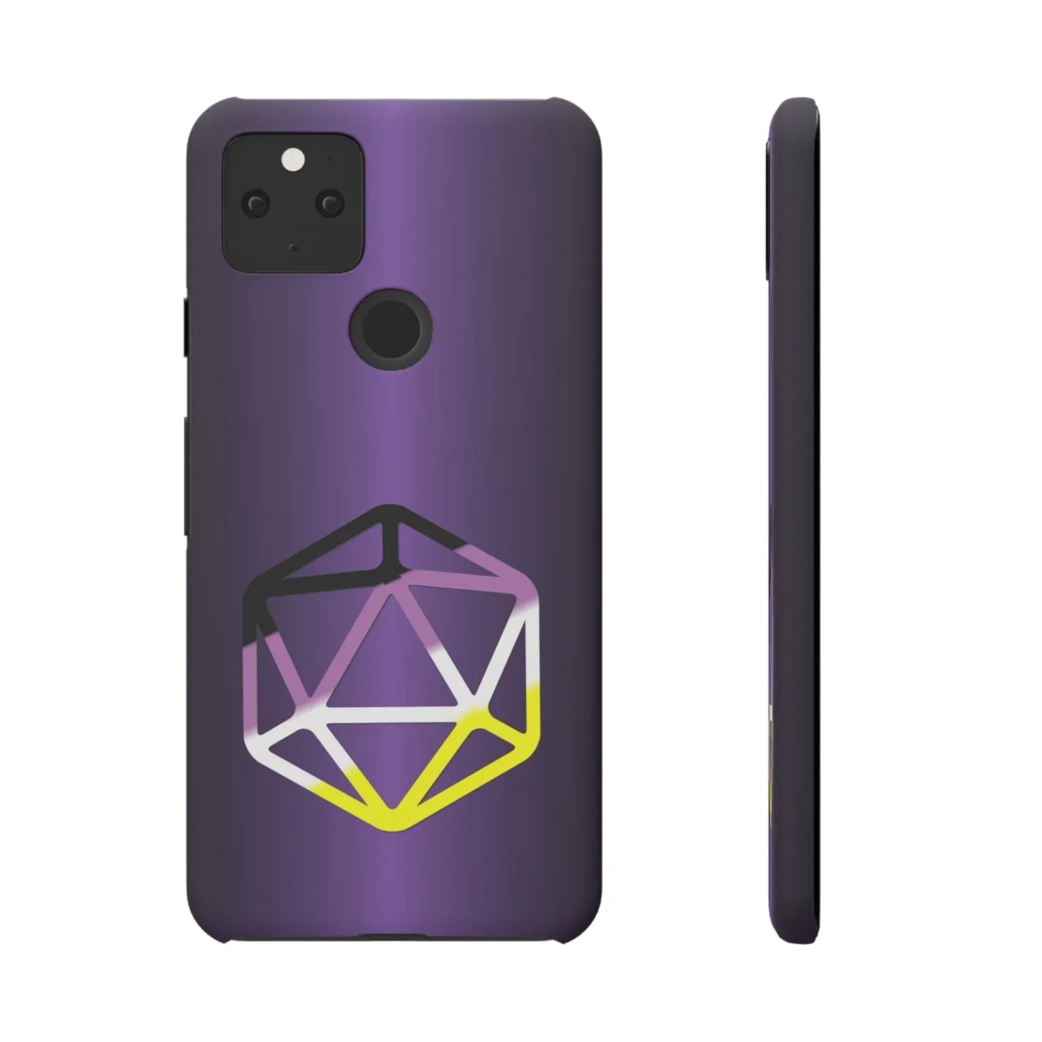 D20 Critical Pride Non-Binary Pride PY Snap Phone Case