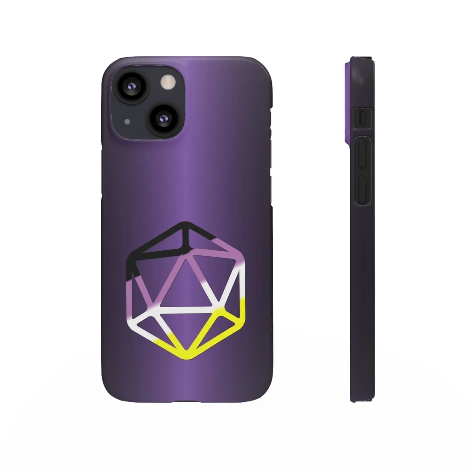 D20 Critical Pride Non-Binary Pride PY Snap Phone Case