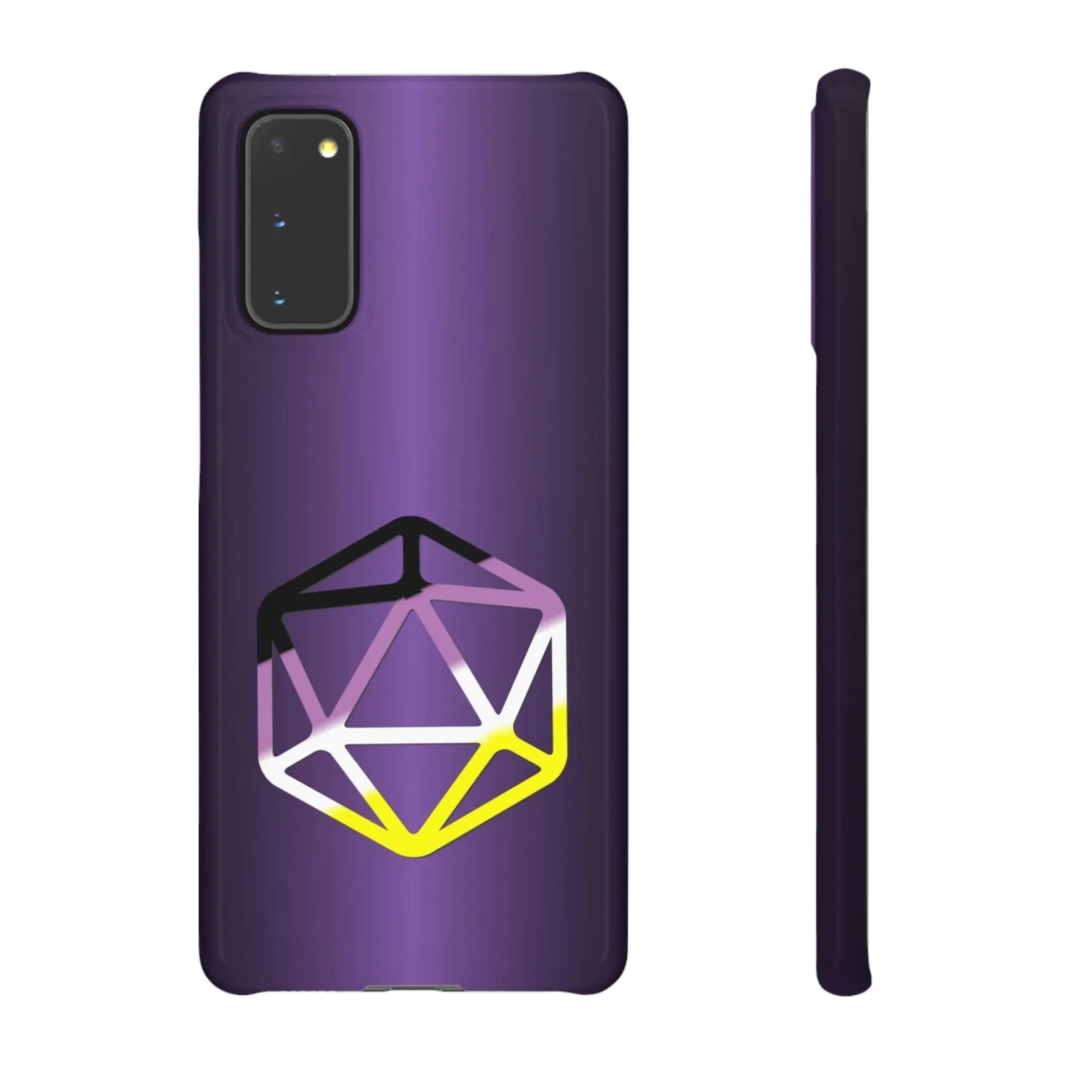 D20 Critical Pride Non-Binary Pride PY Snap Phone Case