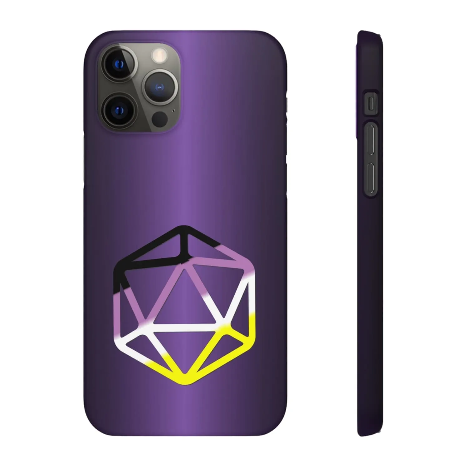 D20 Critical Pride Non-Binary Pride PY Snap Phone Case