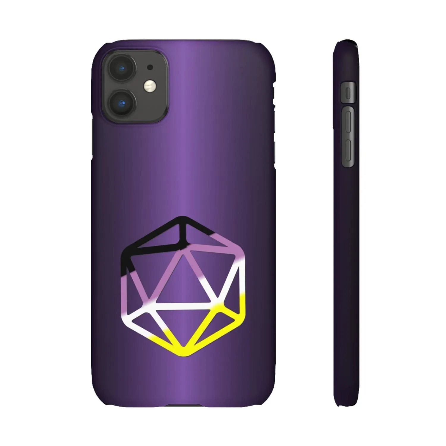 D20 Critical Pride Non-Binary Pride PY Snap Phone Case