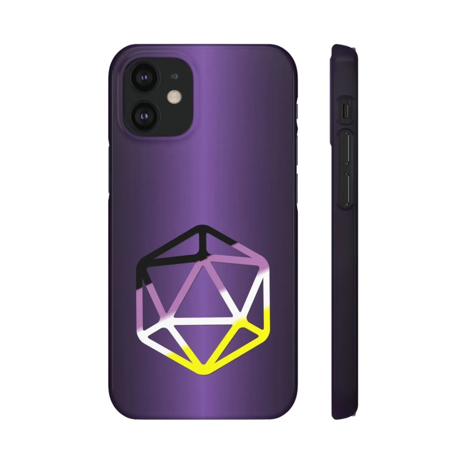 D20 Critical Pride Non-Binary Pride PY Snap Phone Case