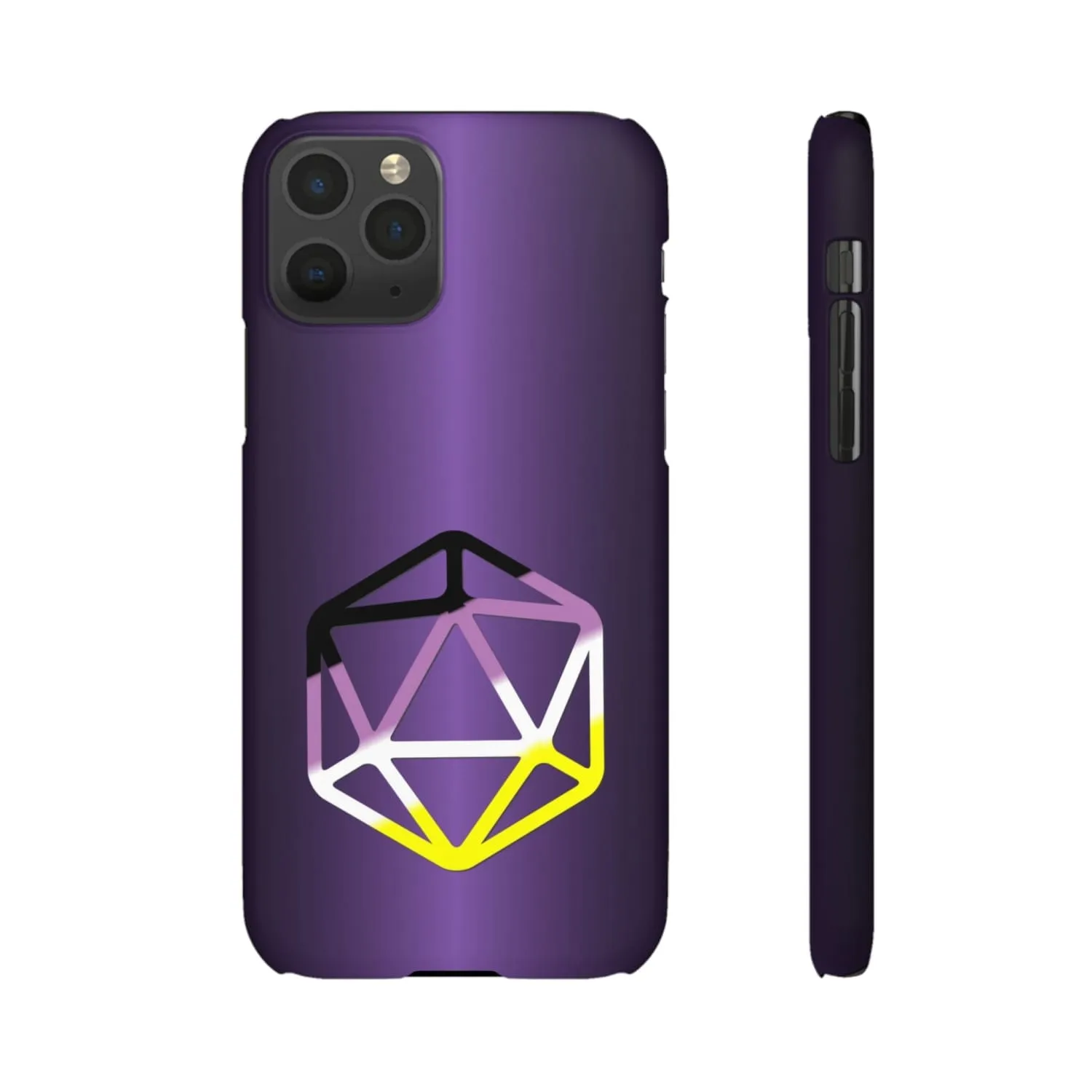 D20 Critical Pride Non-Binary Pride PY Snap Phone Case