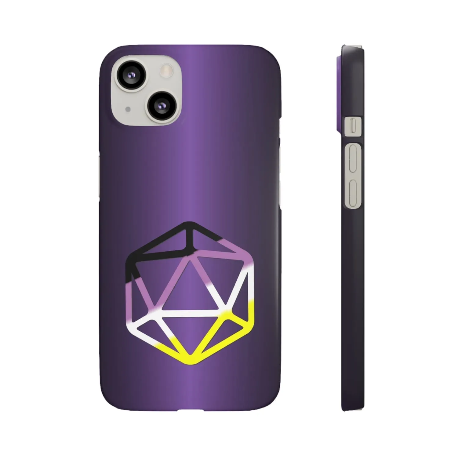 D20 Critical Pride Non-Binary Pride PY Snap Phone Case
