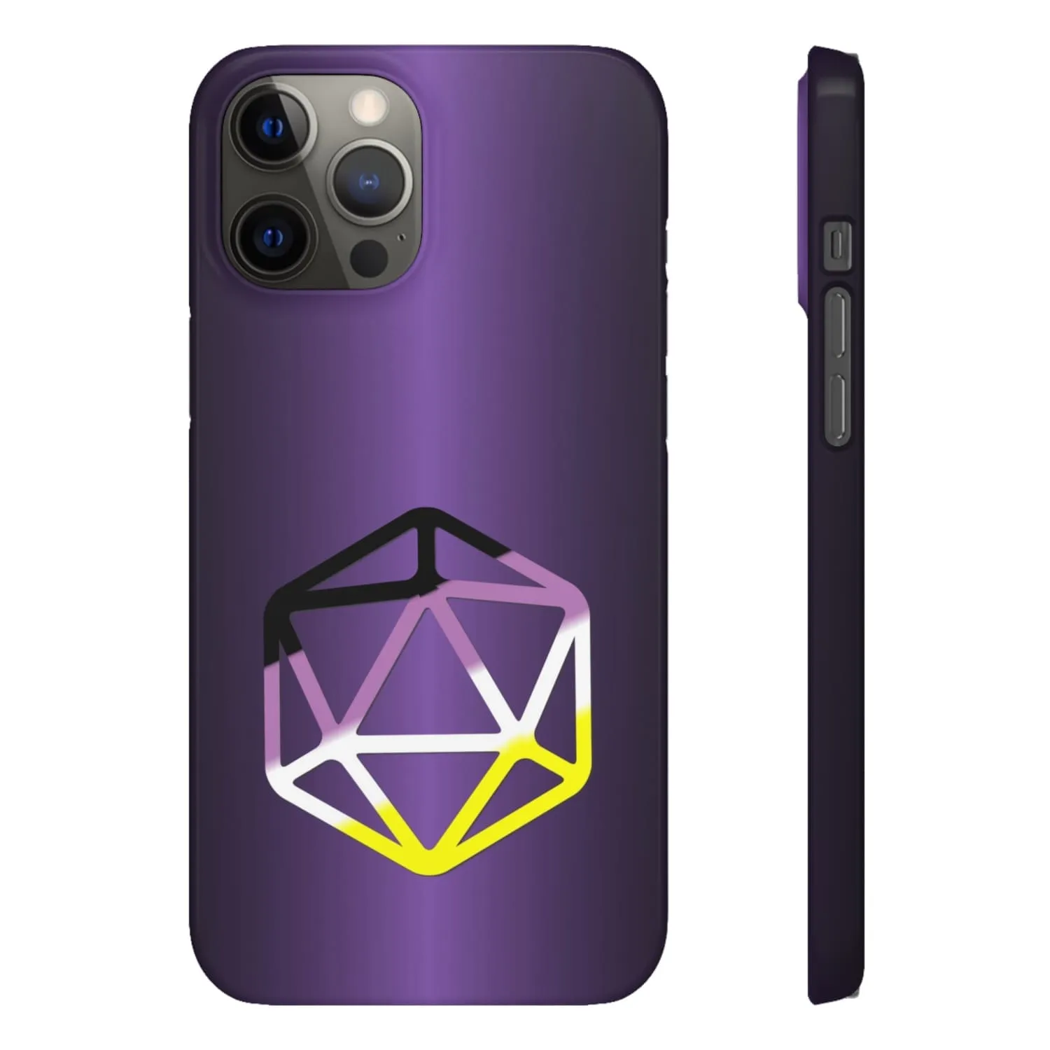 D20 Critical Pride Non-Binary Pride PY Snap Phone Case