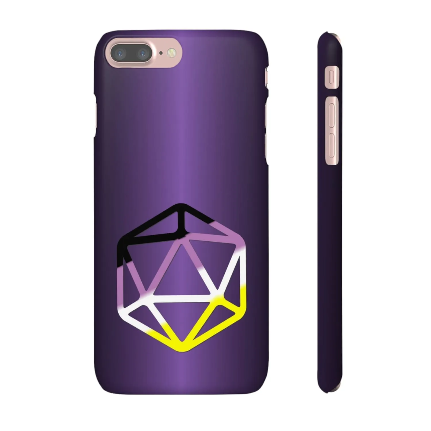 D20 Critical Pride Non-Binary Pride PY Snap Phone Case