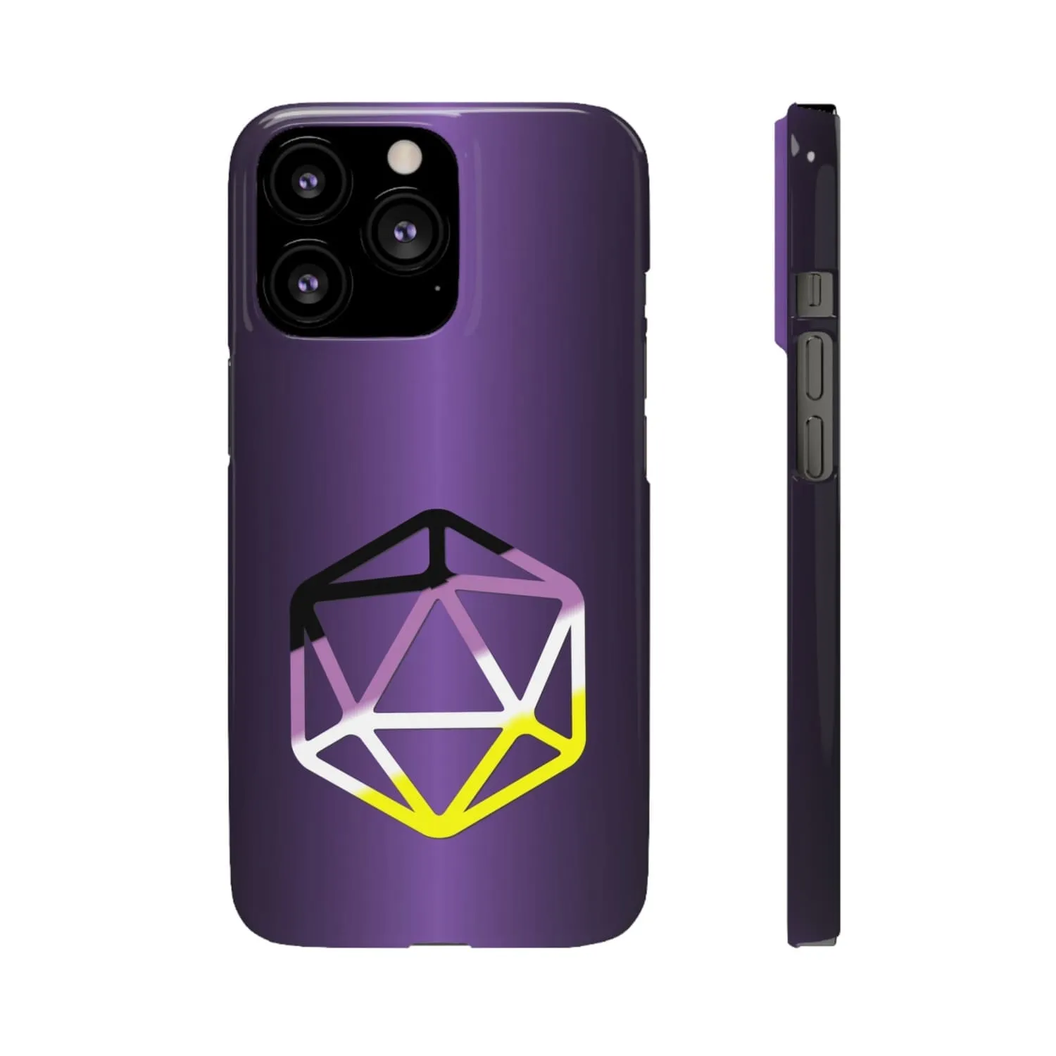 D20 Critical Pride Non-Binary Pride PY Snap Phone Case
