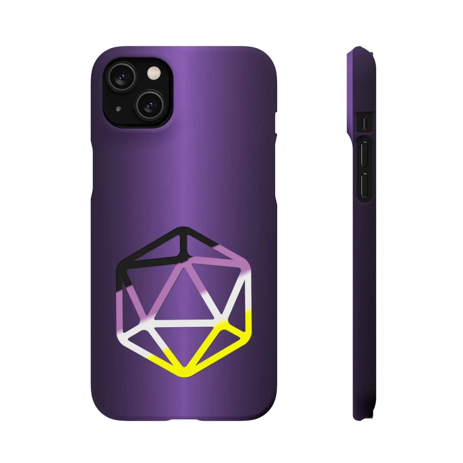 D20 Critical Pride Non-Binary Pride PY Snap Phone Case