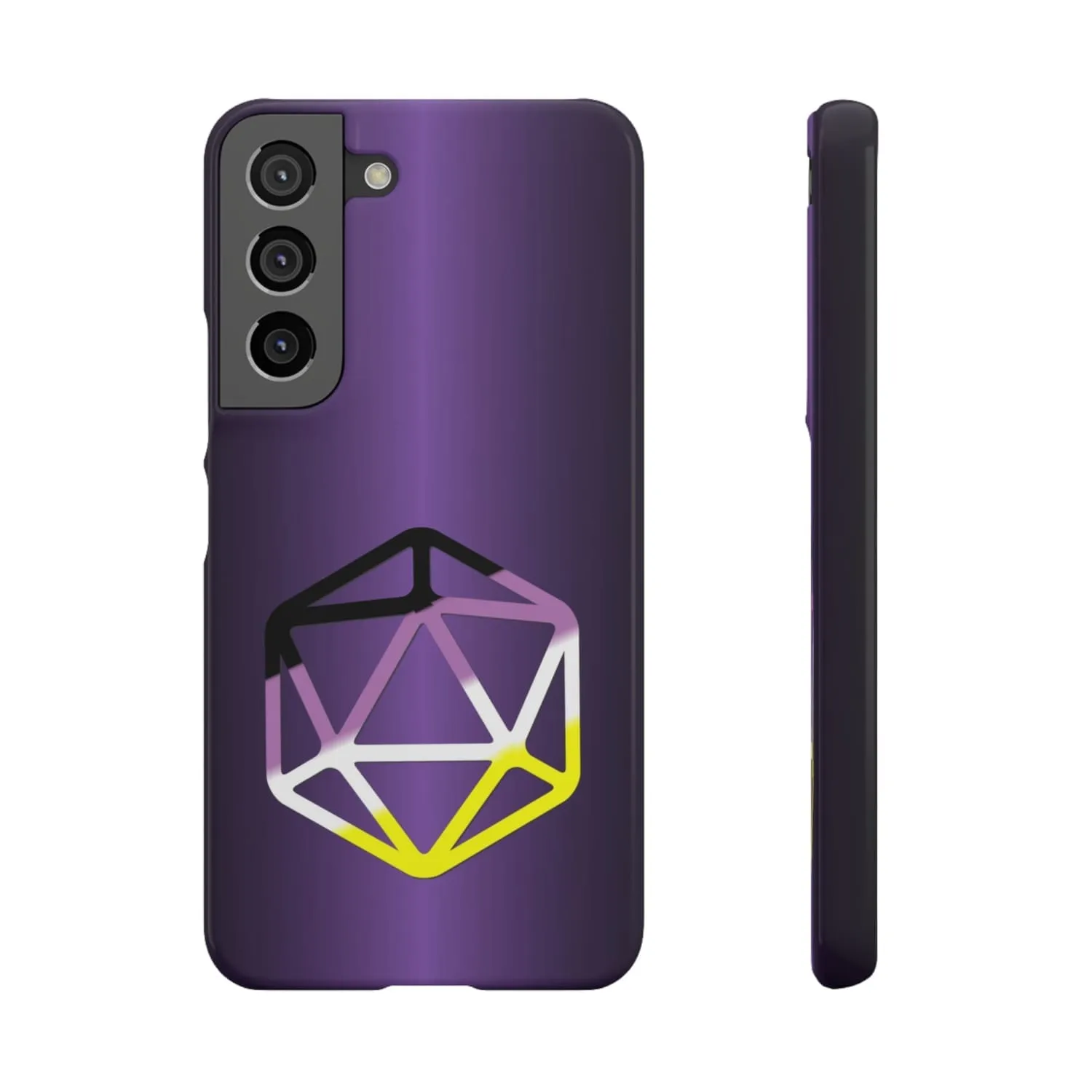D20 Critical Pride Non-Binary Pride PY Snap Phone Case