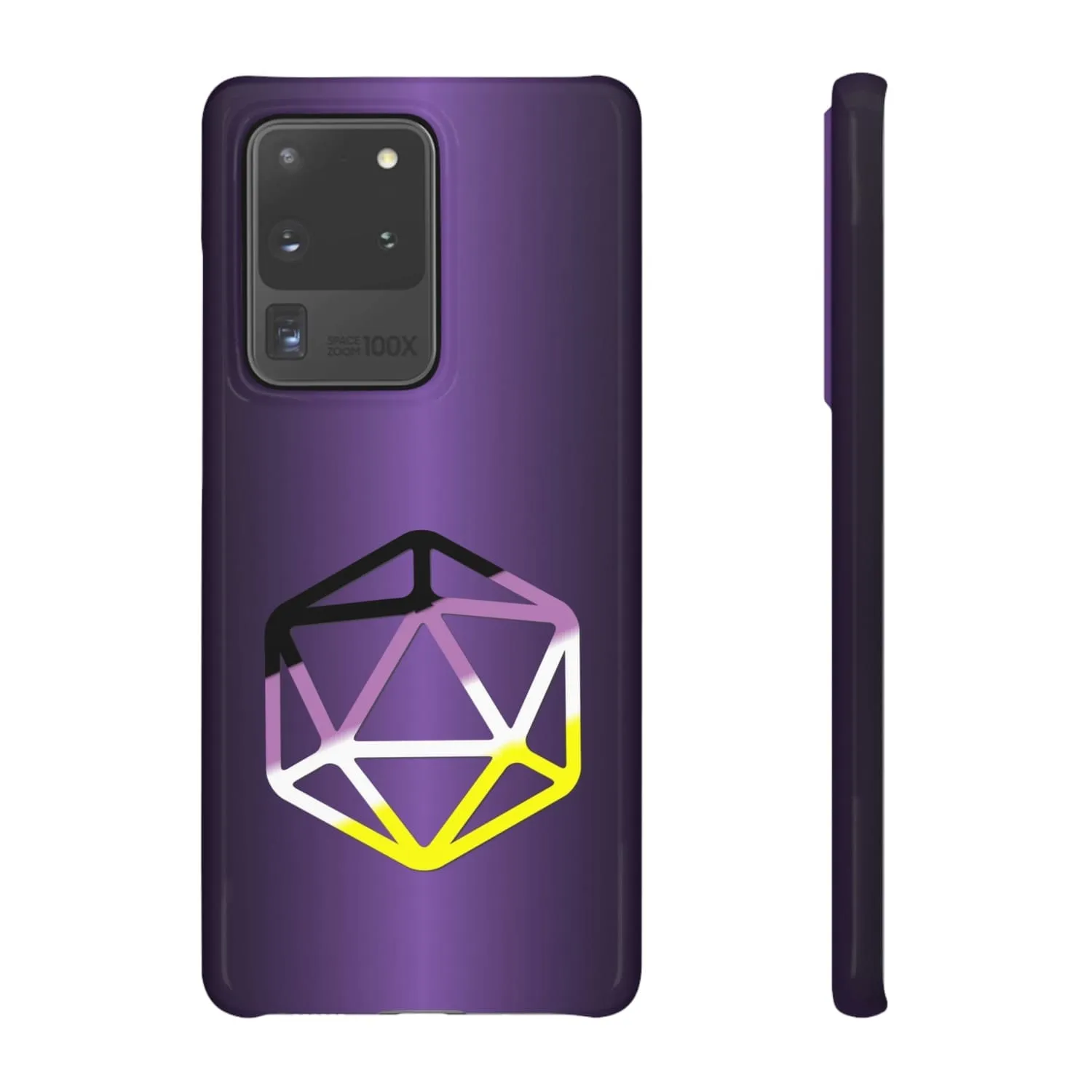 D20 Critical Pride Non-Binary Pride PY Snap Phone Case