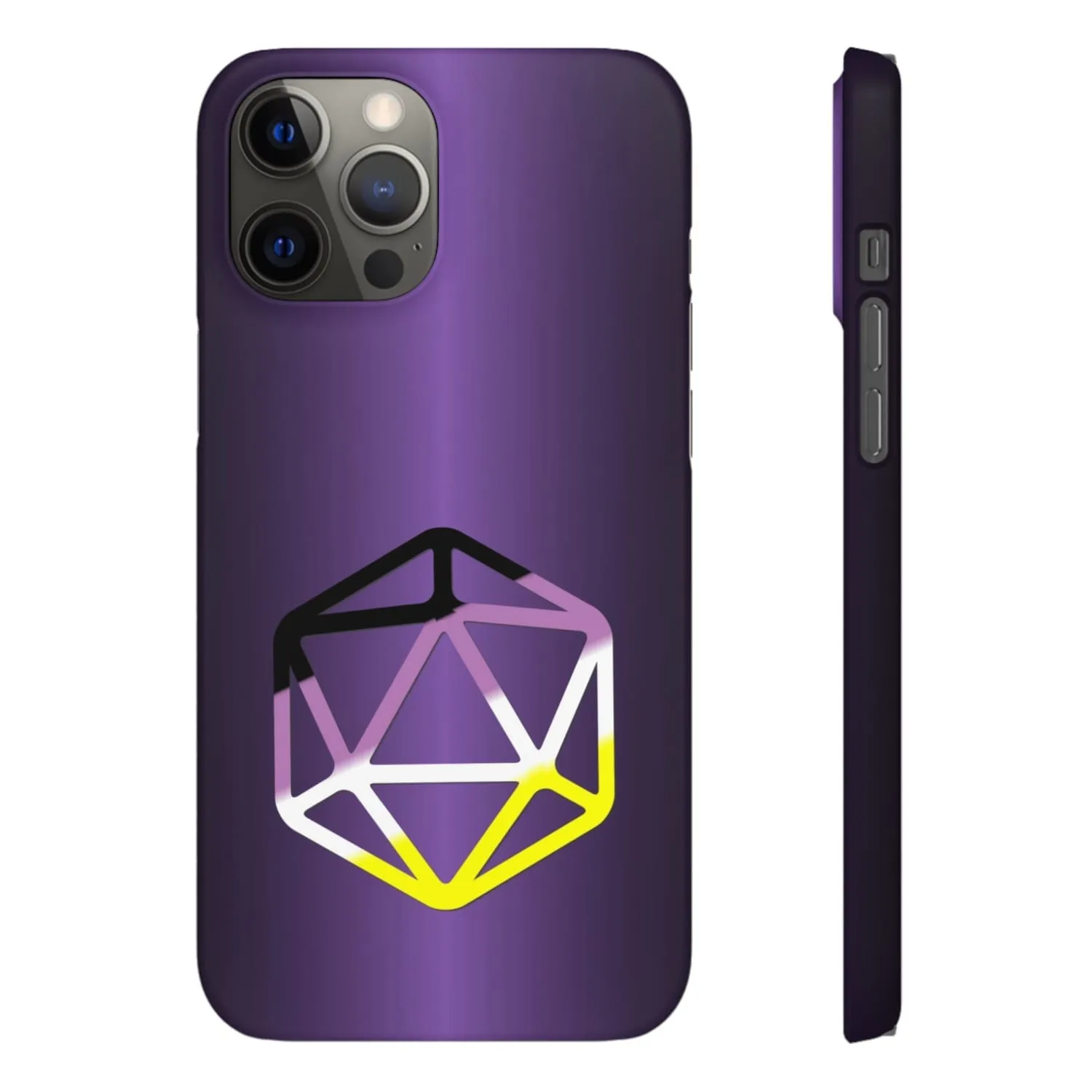 D20 Critical Pride Non-Binary Pride PY Snap Phone Case