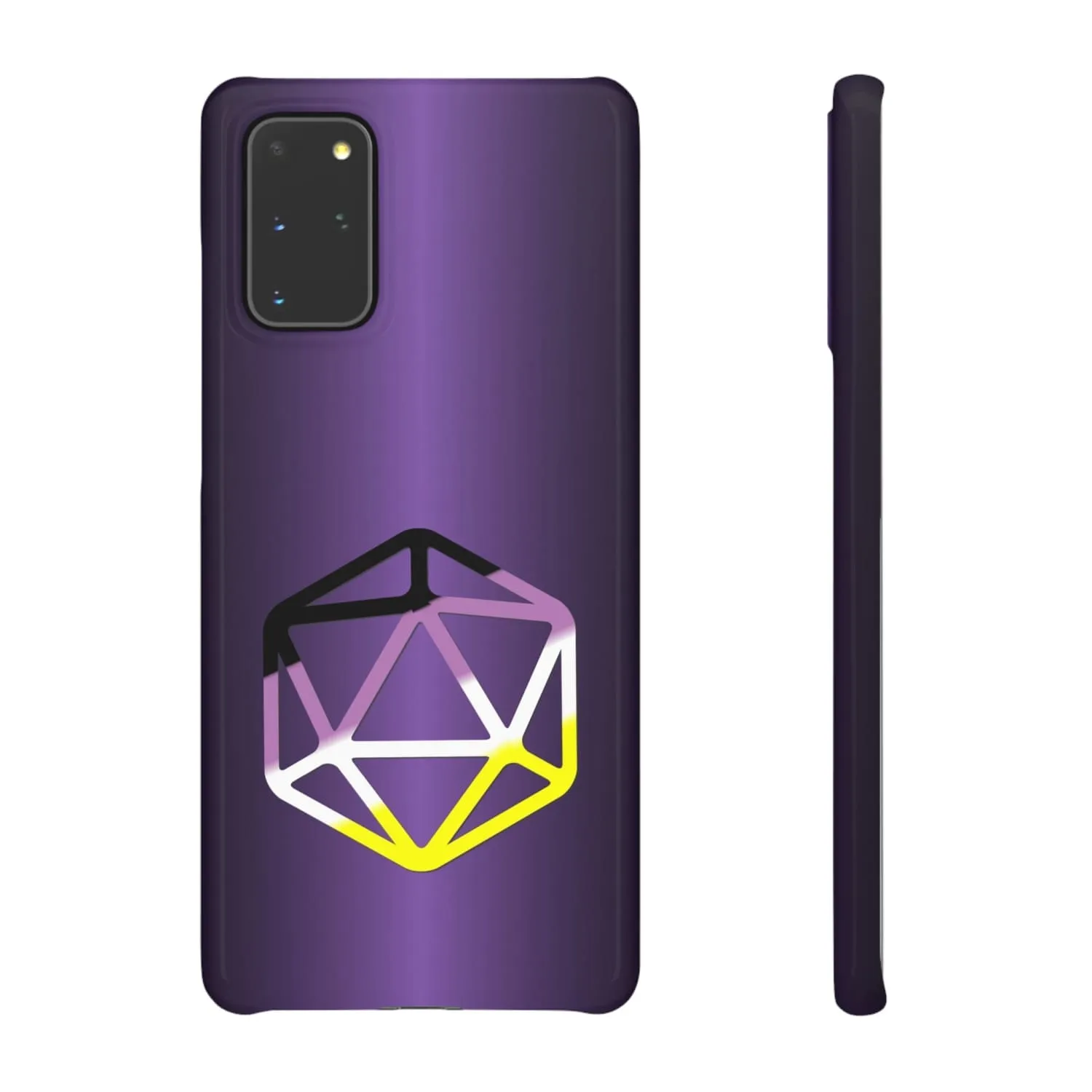 D20 Critical Pride Non-Binary Pride PY Snap Phone Case