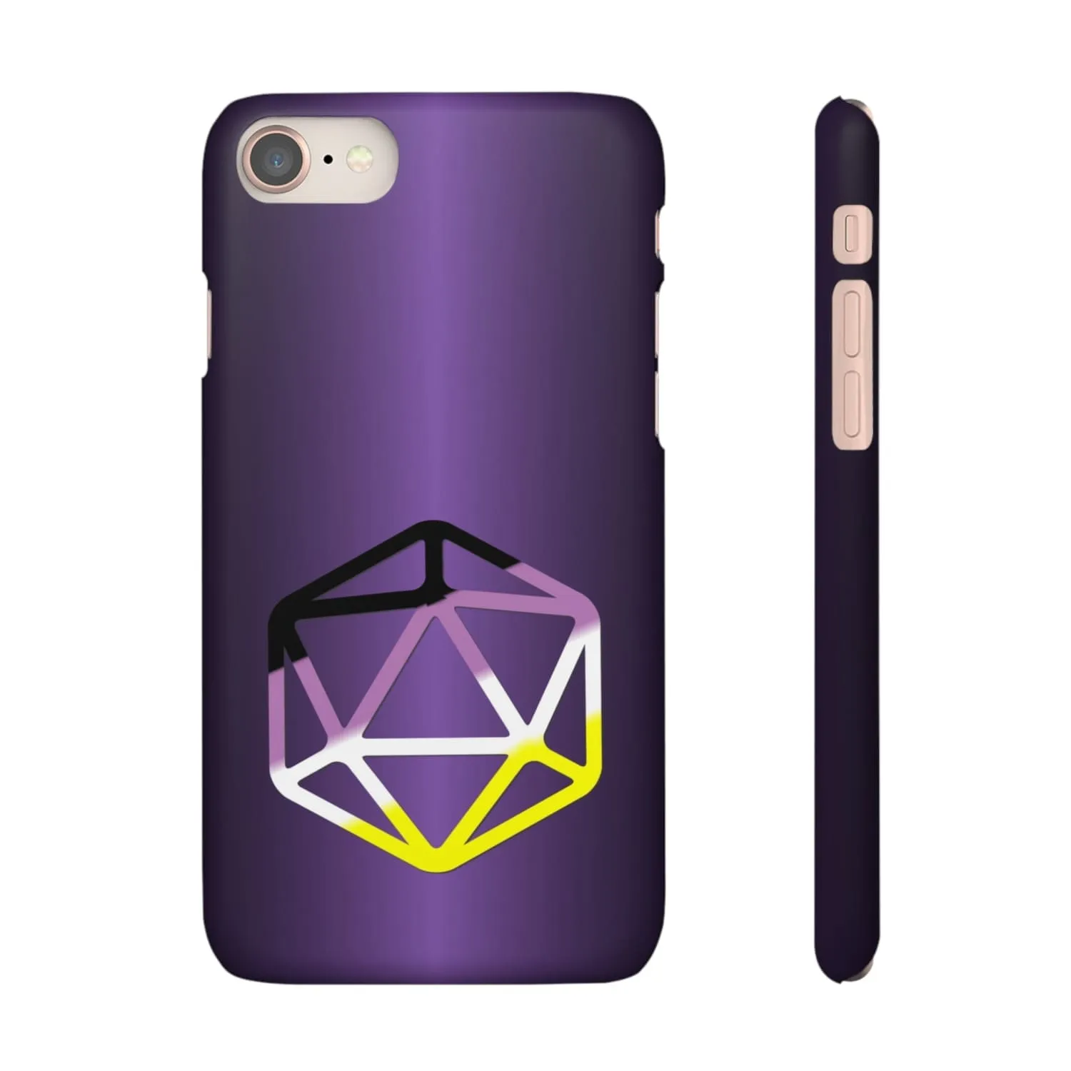 D20 Critical Pride Non-Binary Pride PY Snap Phone Case