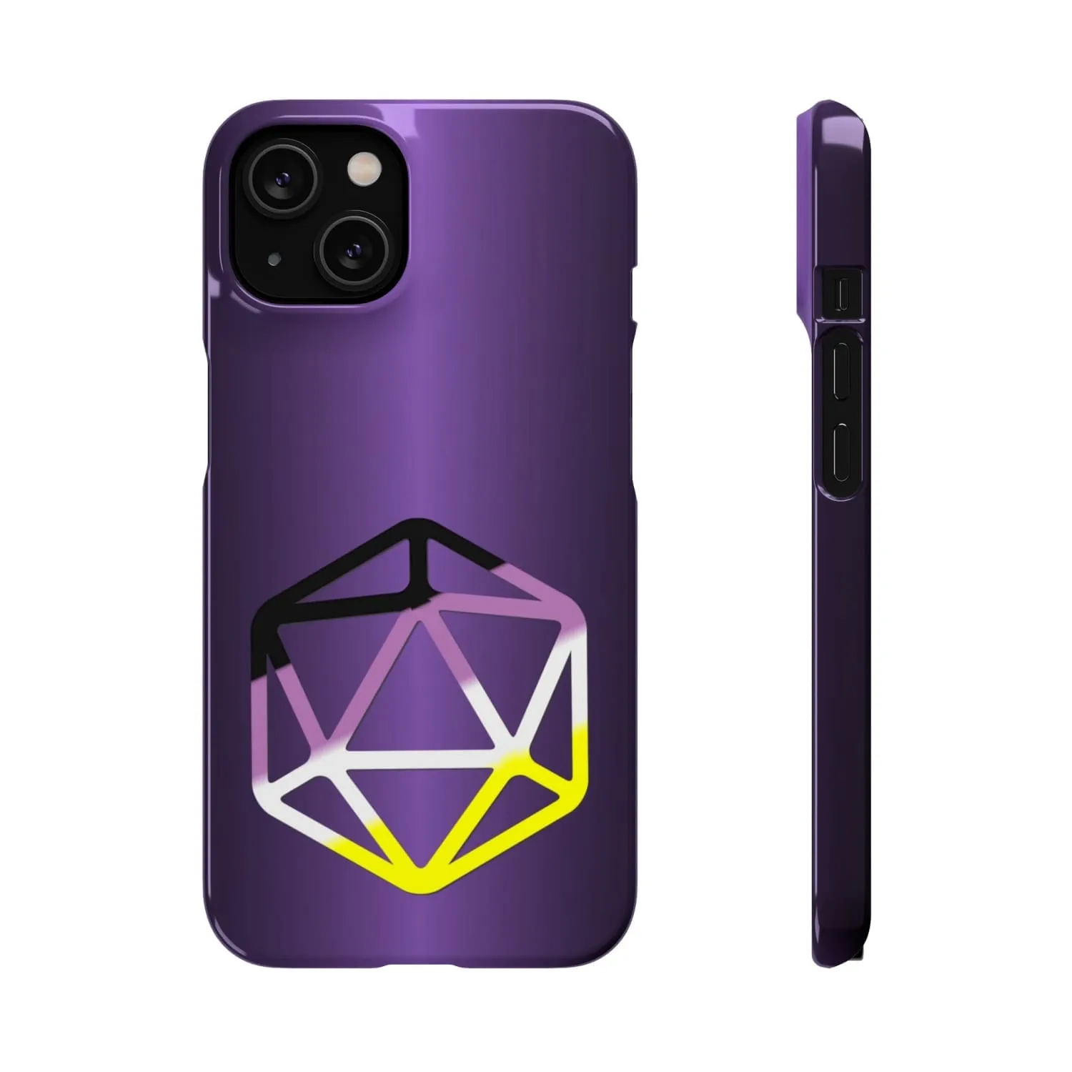 D20 Critical Pride Non-Binary Pride PY Snap Phone Case