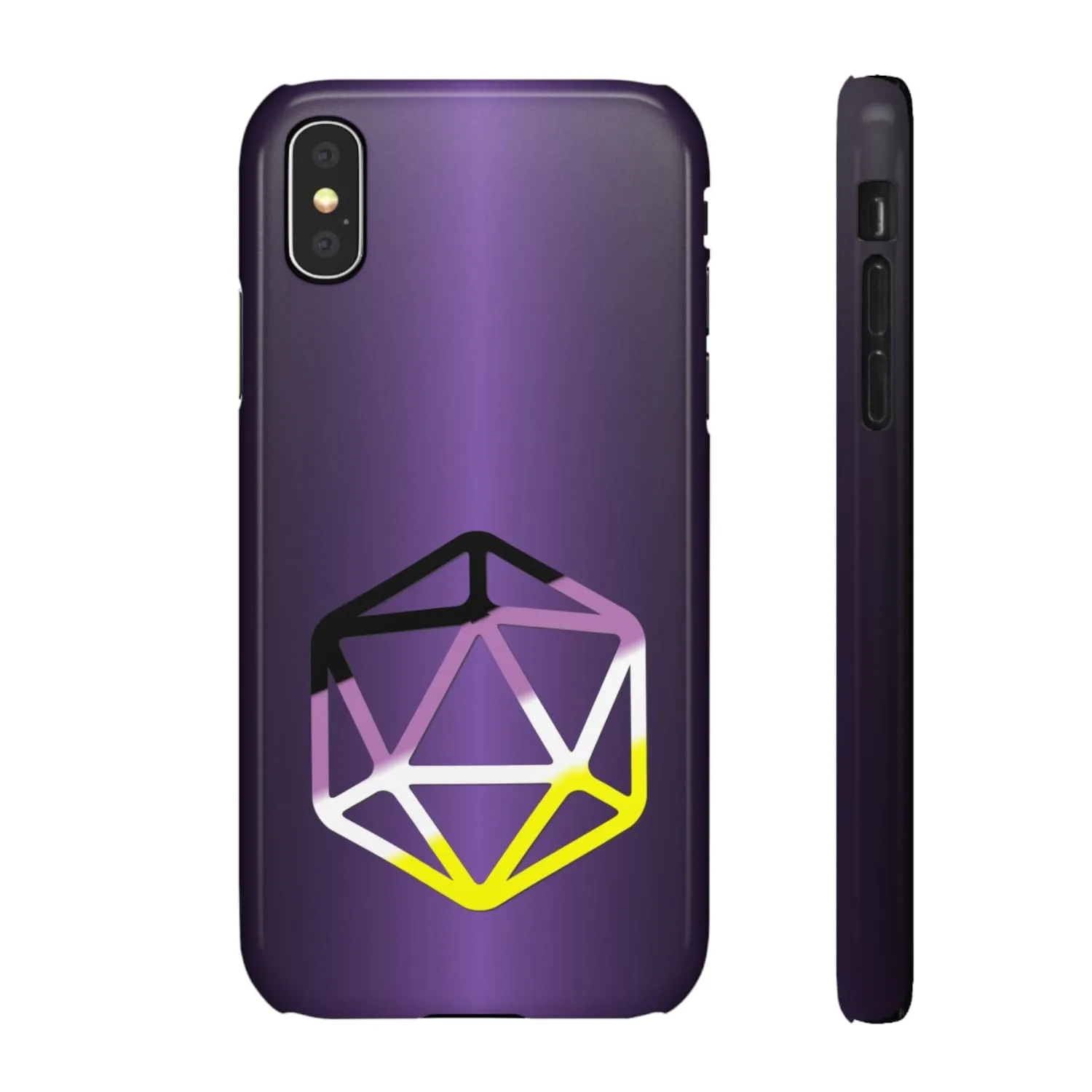 D20 Critical Pride Non-Binary Pride PY Snap Phone Case