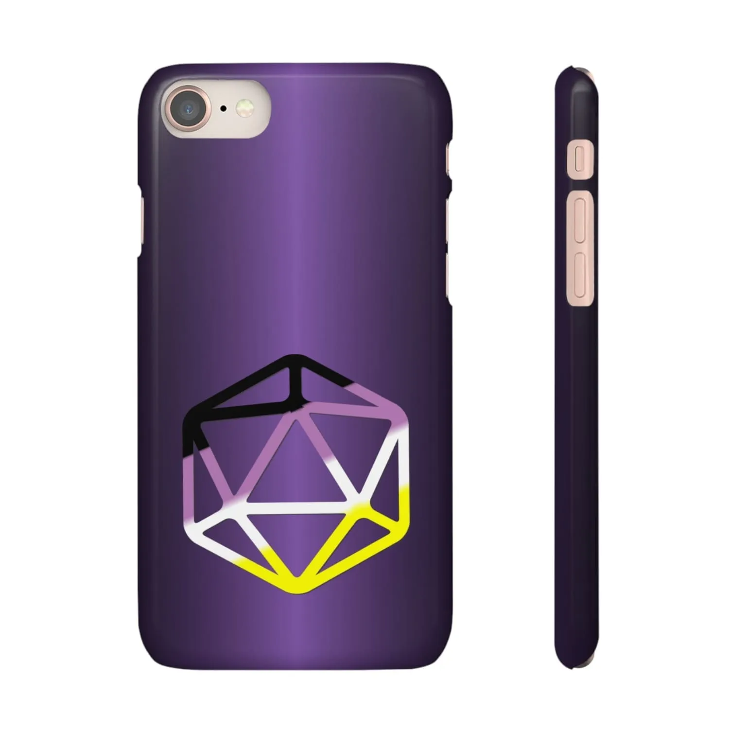 D20 Critical Pride Non-Binary Pride PY Snap Phone Case