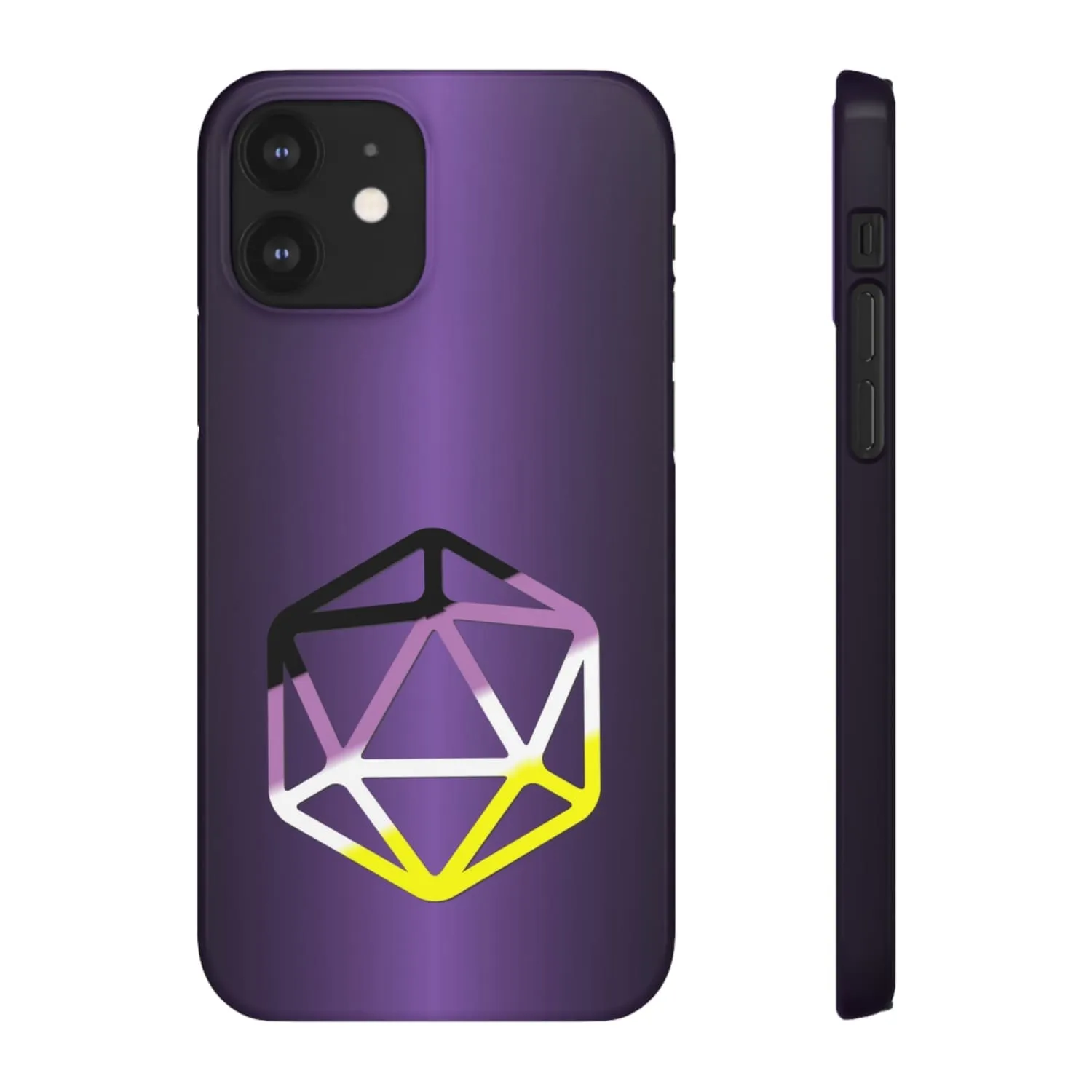 D20 Critical Pride Non-Binary Pride PY Snap Phone Case