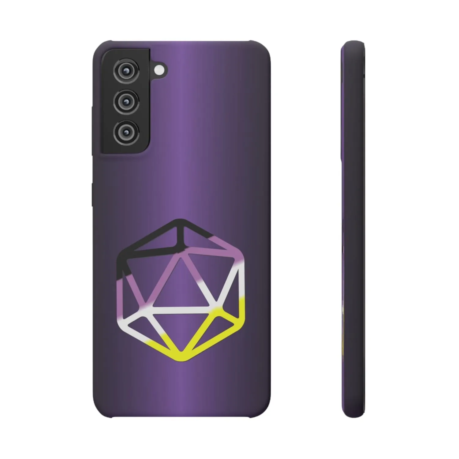 D20 Critical Pride Non-Binary Pride PY Snap Phone Case