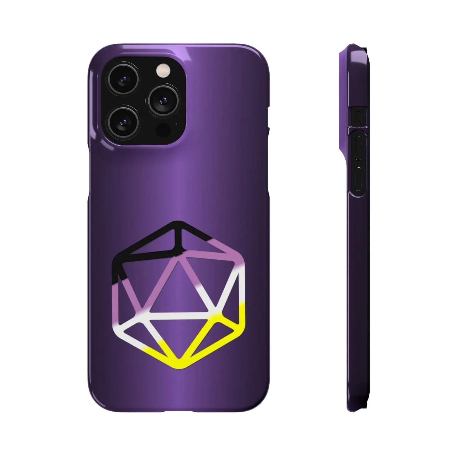 D20 Critical Pride Non-Binary Pride PY Snap Phone Case