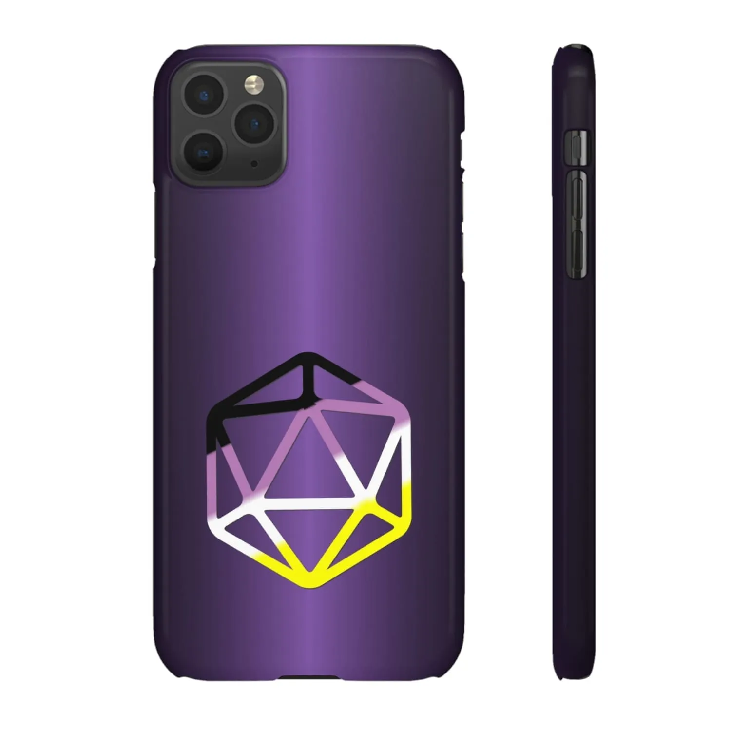 D20 Critical Pride Non-Binary Pride PY Snap Phone Case
