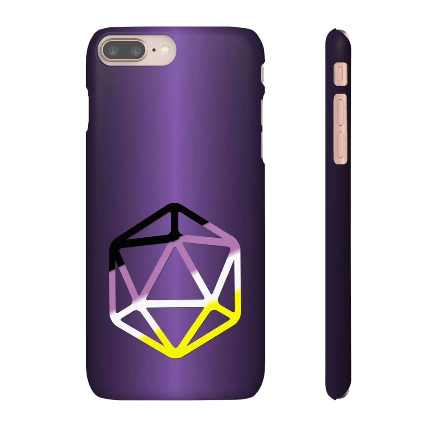 D20 Critical Pride Non-Binary Pride PY Snap Phone Case