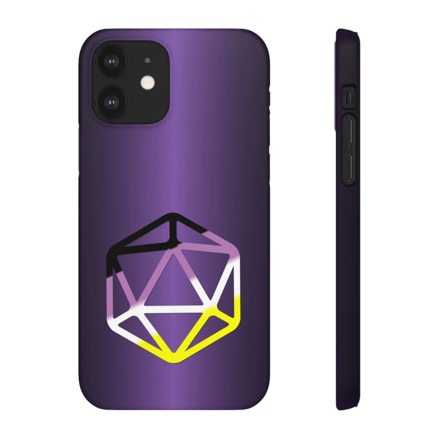 D20 Critical Pride Non-Binary Pride PY Snap Phone Case